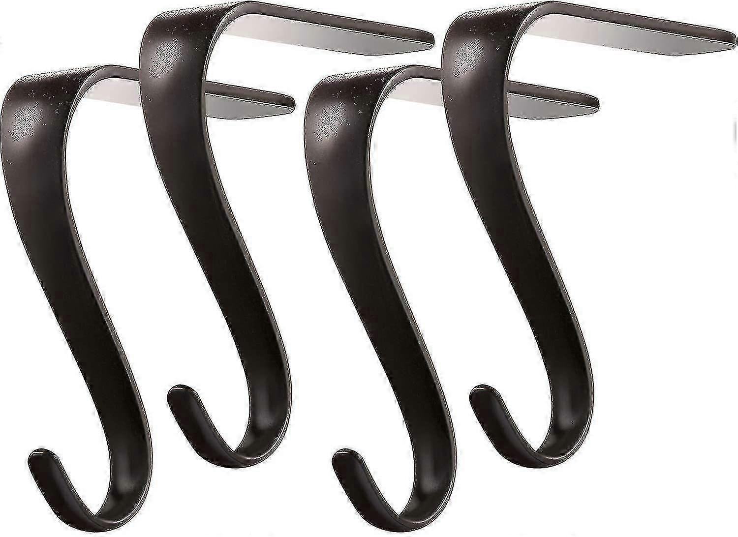 Metal Stocking Holders for Mantel - Fireplace Garland Mantle Grips Set