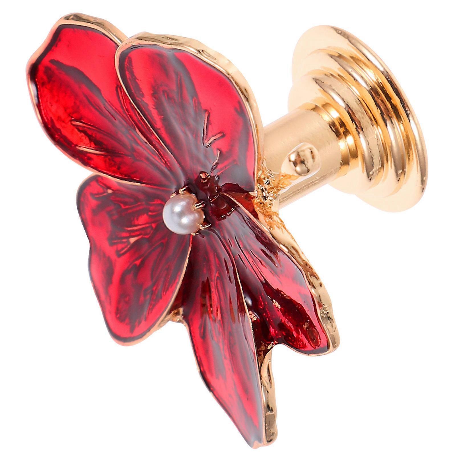 Flower Shaped Pull Handle Zinc Alloy Cabinet Pull Handle for Decor