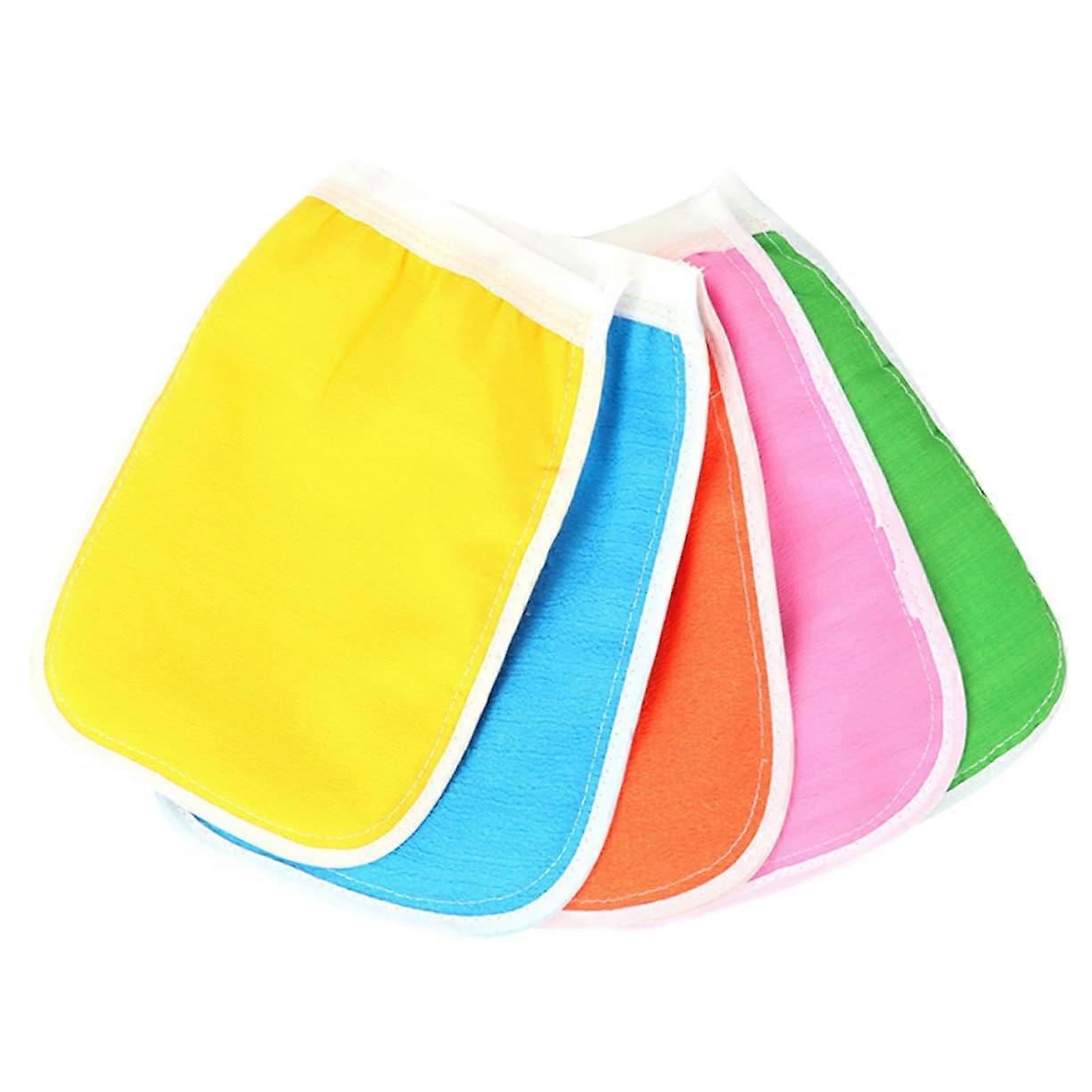 Langlebige Badehandschuhe 10-Piece Peeling Shower Gloves, Exfoliating Scrub Mitts, Nylon Mesh Reusable One Size