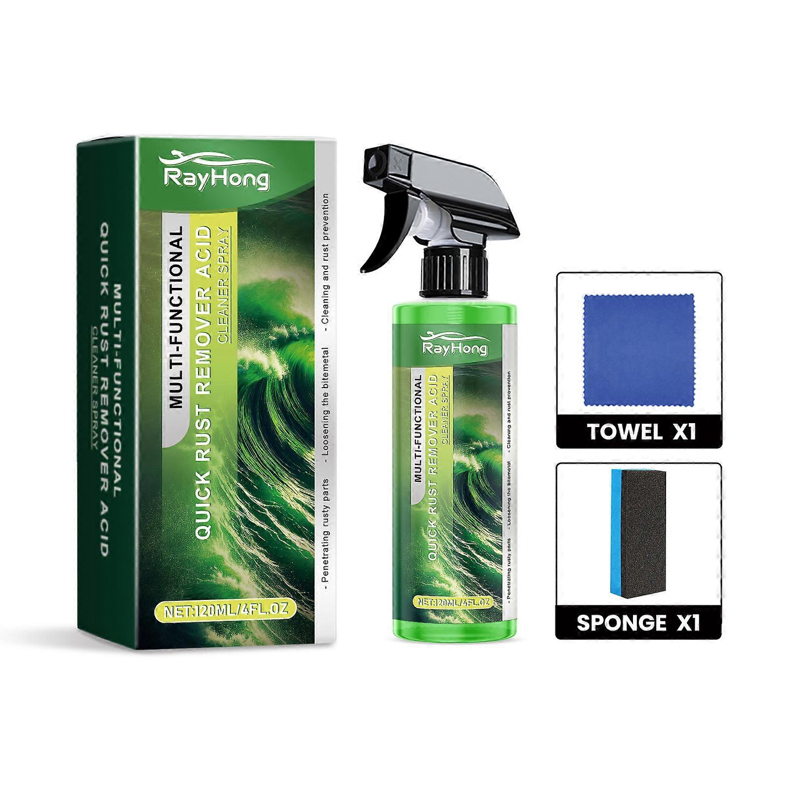 Car Rust Remover Spray - Fast Rust Removal, Surface Cleaning & Protection, Easy to Use, 180g