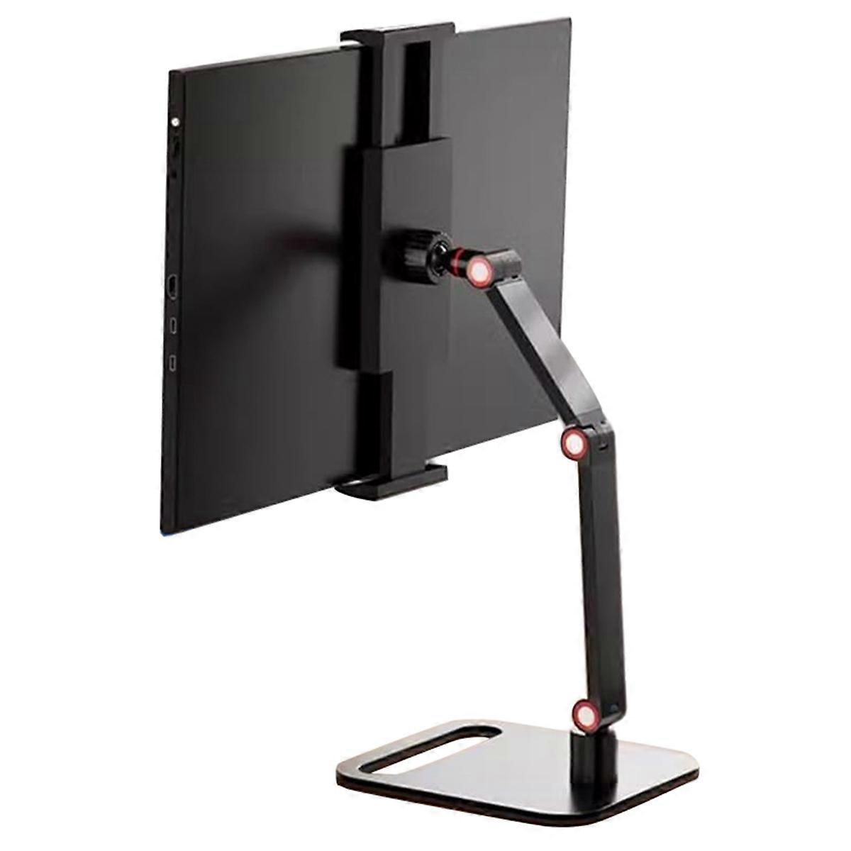 Portable Monitor Holder Tablet Stand Adjustable Portable Monitor Desktop Clamp Stand