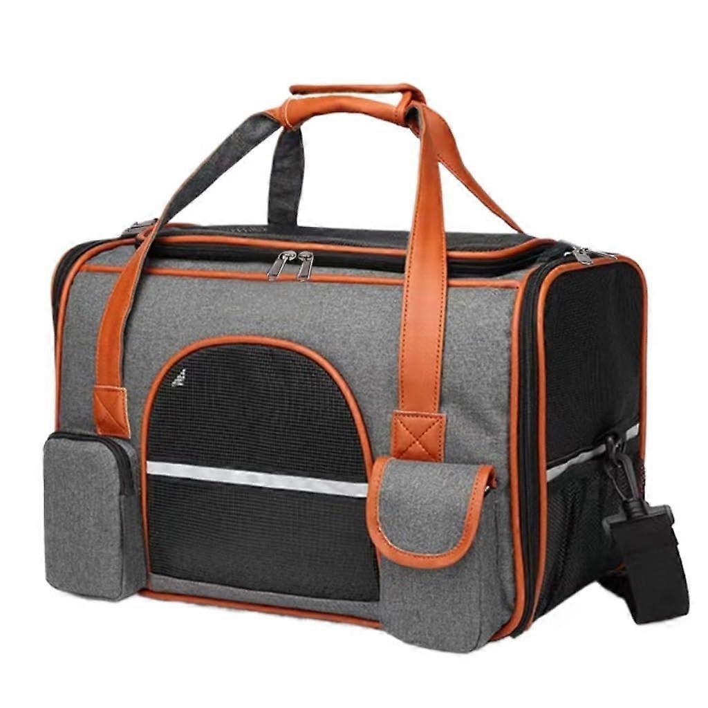 Cat carrier bag for kittens, outing bag, portable cat bag, foldable handbag for cat outings, multifunctional storage bag for cats (H, W) H W