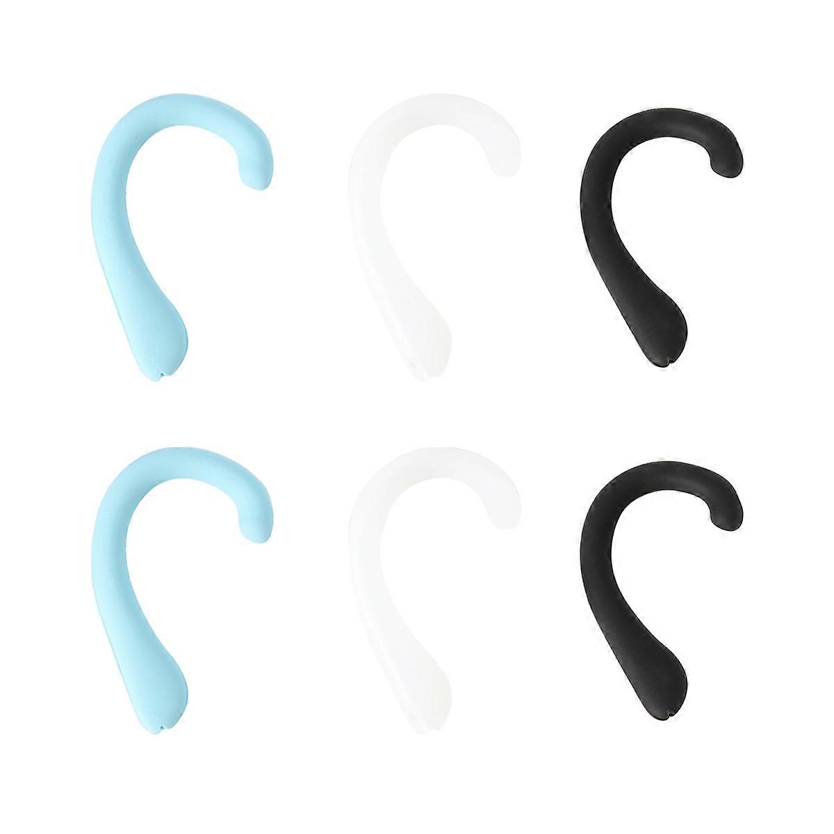 3 Pairs Silicone Earbud Covers for Comfortable Wear Durable, Lightweight, Skin Friendly Protection with Random Colors
