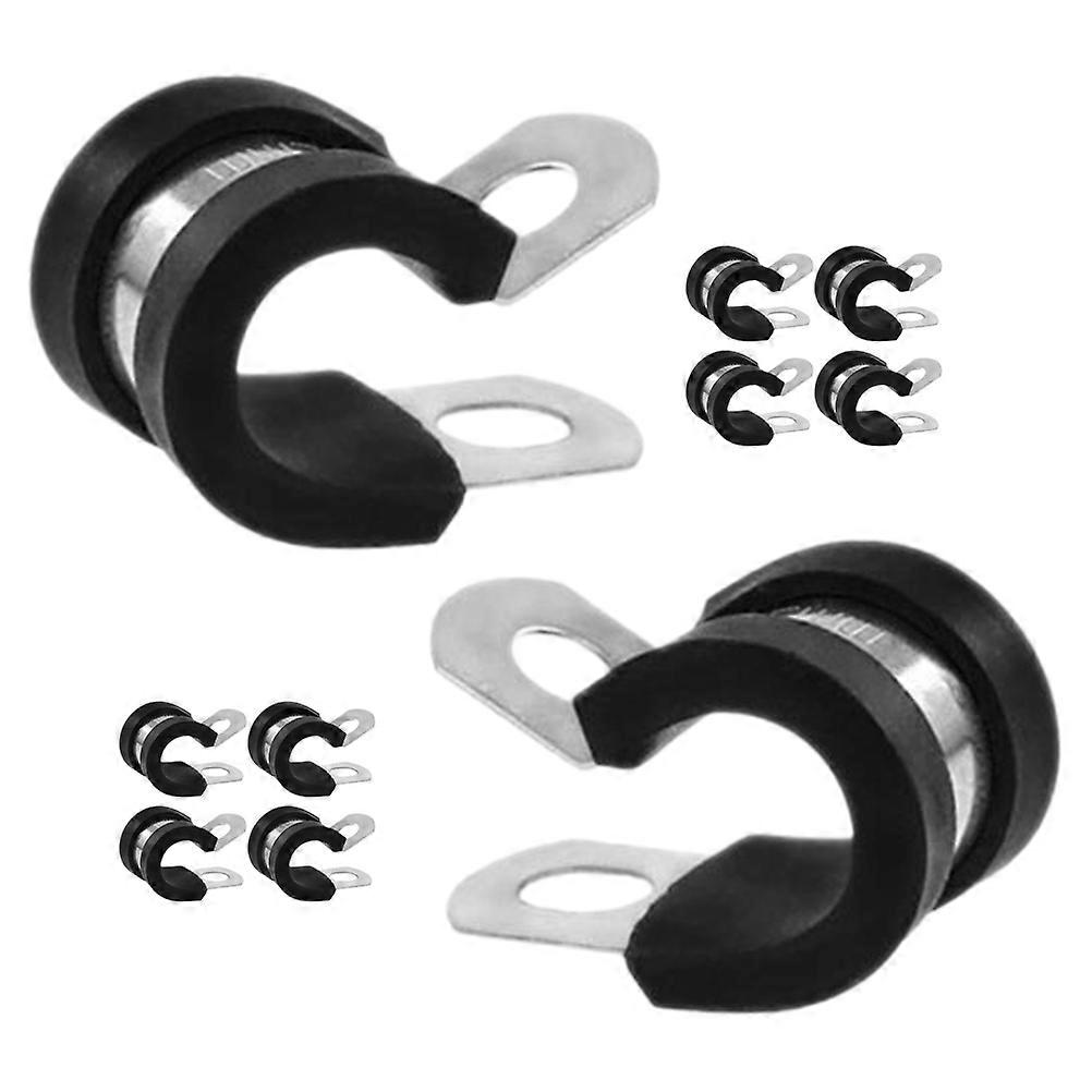 Automobile Hose Clamps Secure Fit For General Users In Diy Projects 12Pcs