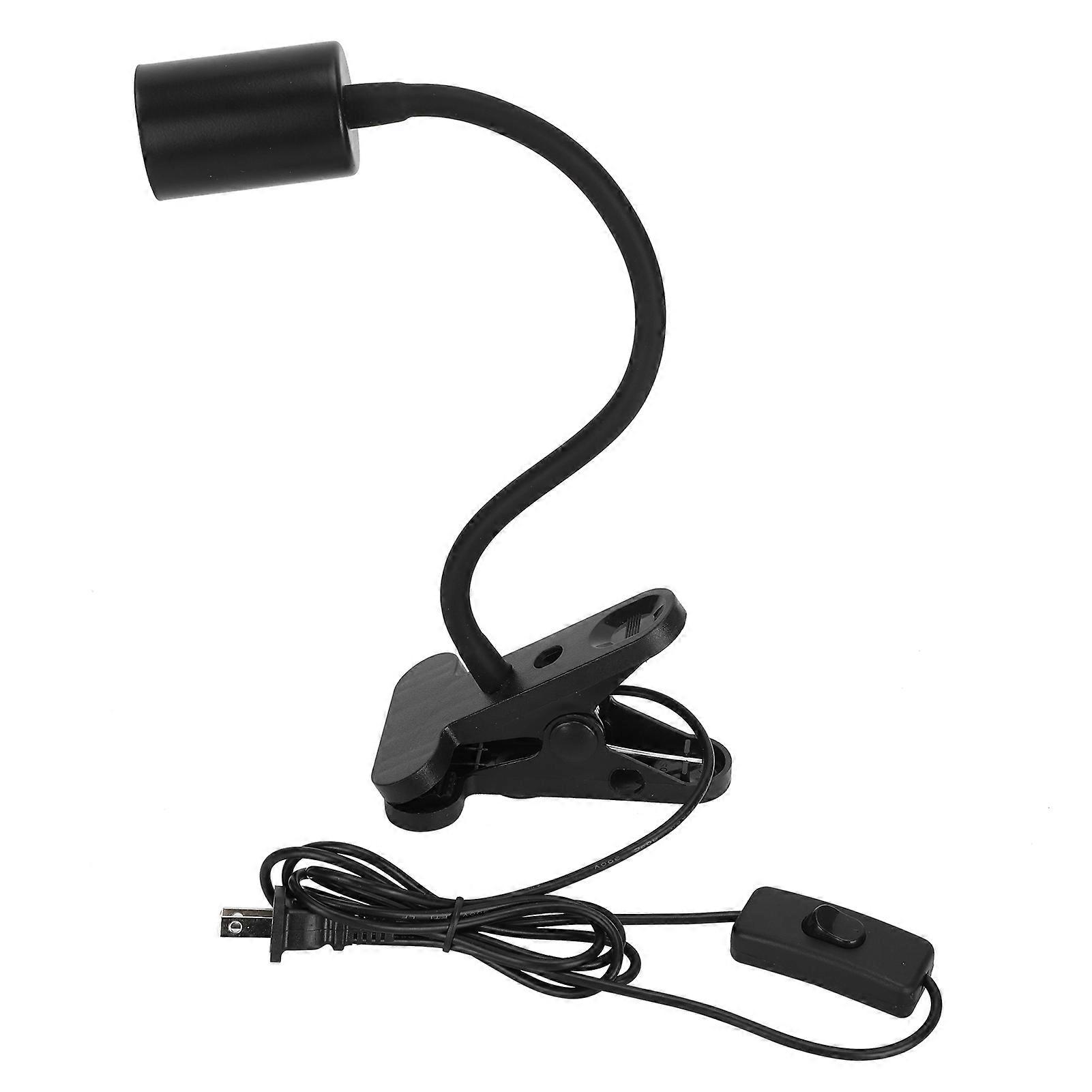 Reptile Sun Basking Clip on Lamp Bracket Flexible Heat Clamp Light Holder