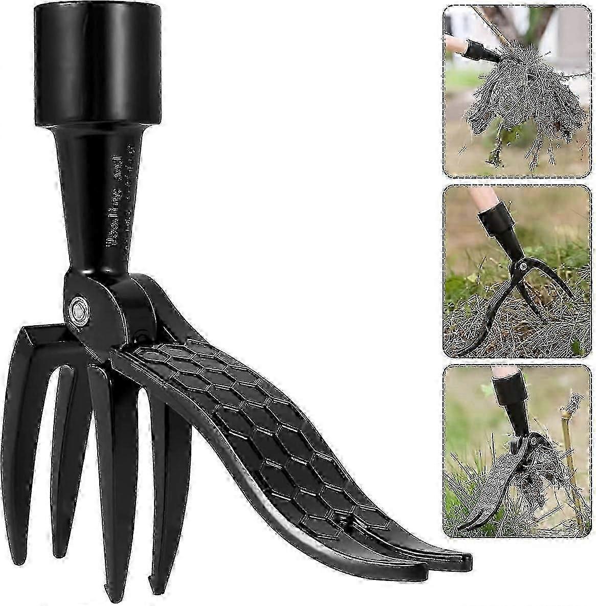 Handheld Weed Picker Tool Weed Removal Stand Up Weed Puller Remover Without Bending Pulling, Kneeling -no Pole