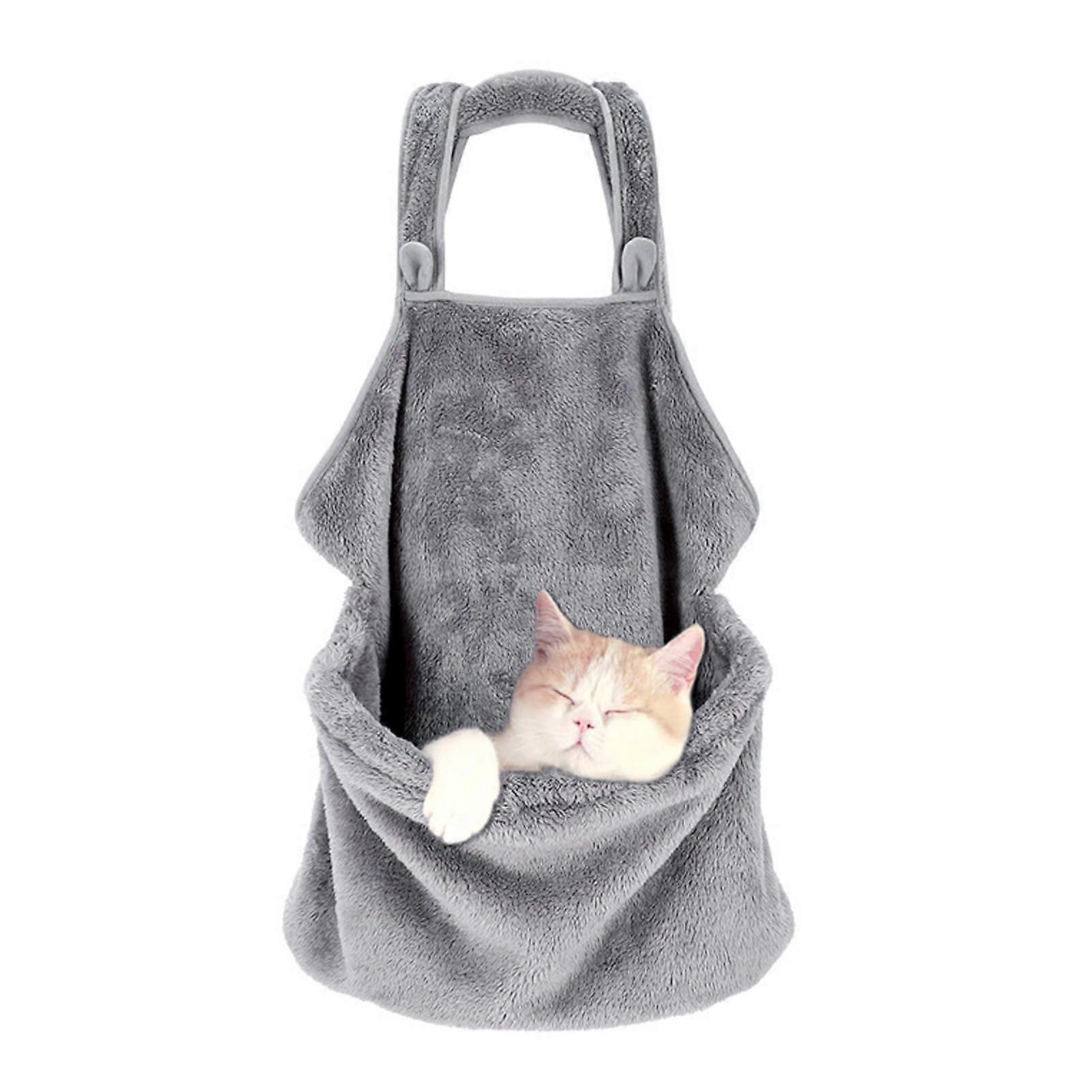 Cat Carrier Apron, Soft, Warm, Breathable, Large Pocket, Small Dog and Cat Carrier