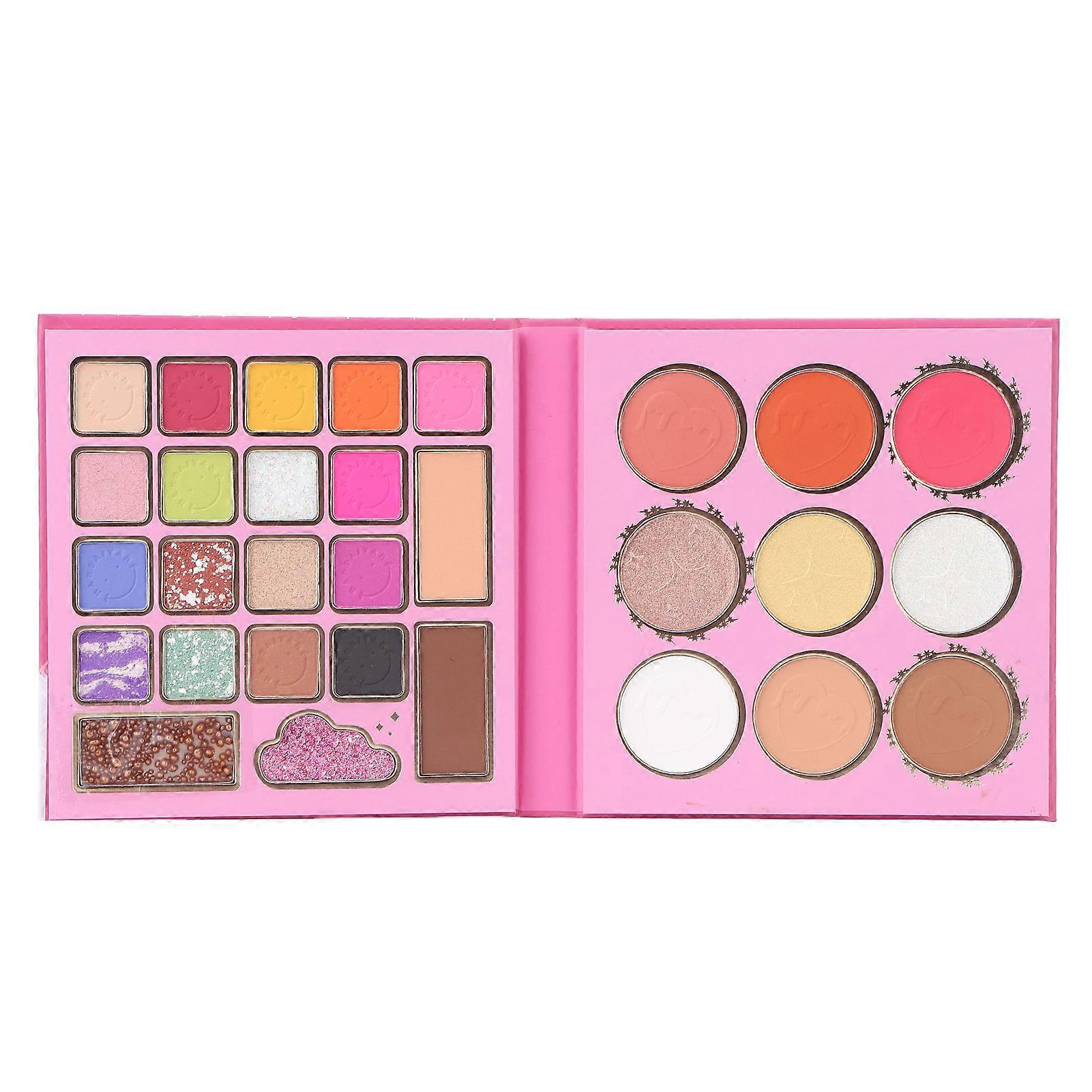 Eyeshadow Palette 30 Colors Eye Face Highlight Blusher Cosmetics Palette for Women