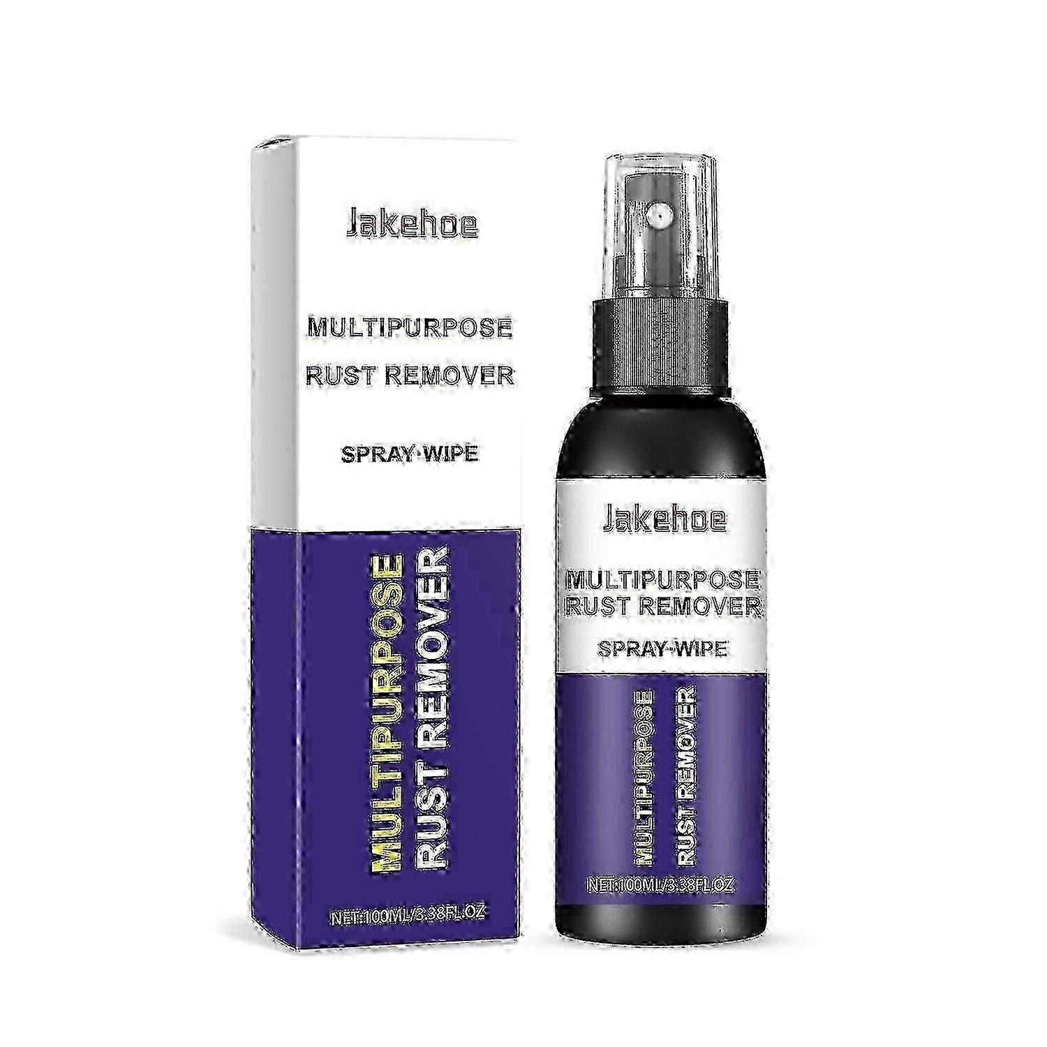 Jakehoe Multi-Purpose Rust Remover Spray Metal Stain Remover Yellow Rust Protection Rust Remover Spr
