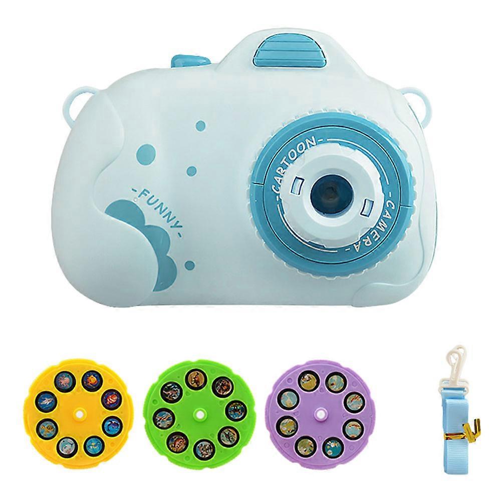 1 Set Music Projector Camera for Early Education Toy with Slides – Portable Wall and Ceiling Projector with Colorful Light Effects