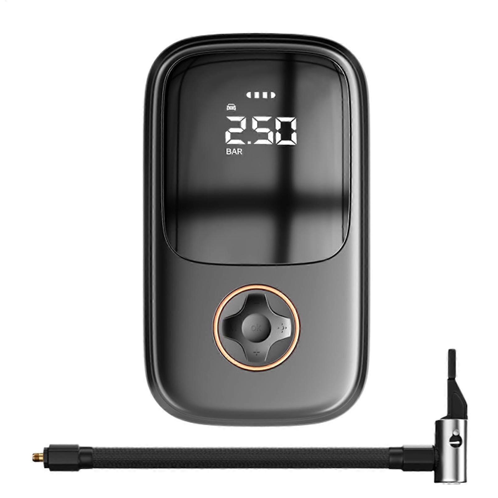 Wireless Smart Tyre Inflator, USB Charging, 84 cm, MultiMode, LED Light, Compact