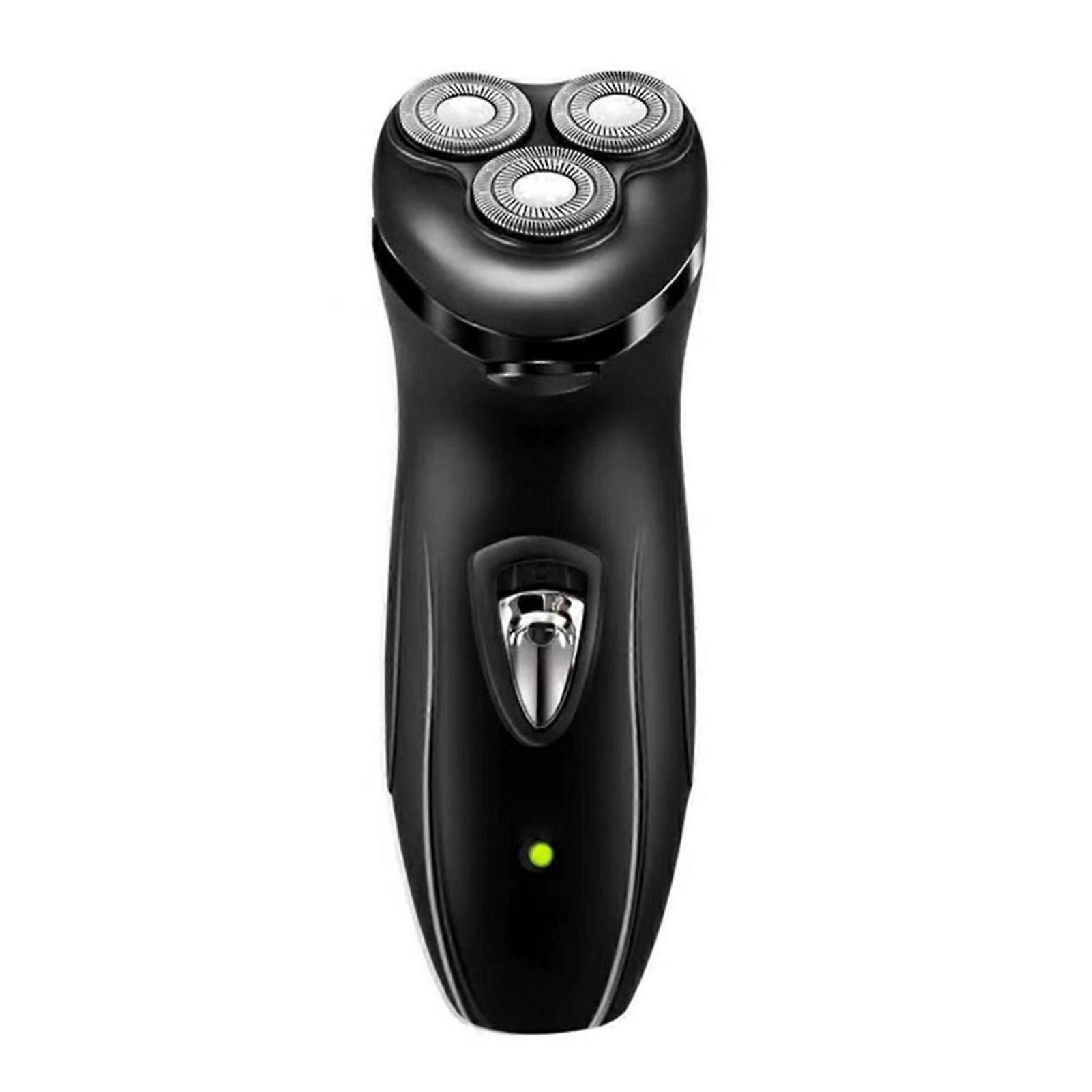 Electric Beard Trimmer 3 Floating Cutter Washable USB Rechargeable Clipper for Men