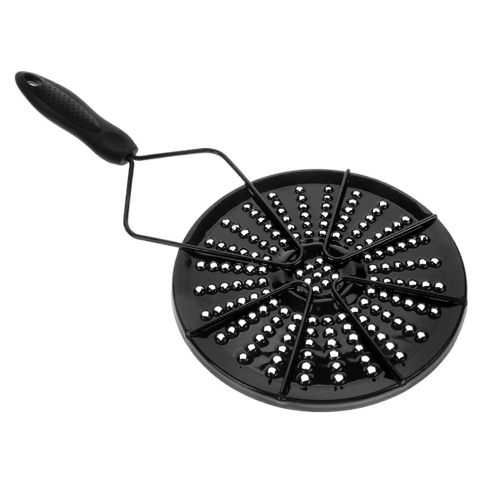 1 piece induction cooktop heat diffuser plate enamel adapter plate for gas and induction stoves for fast cooking and even heat distribution black