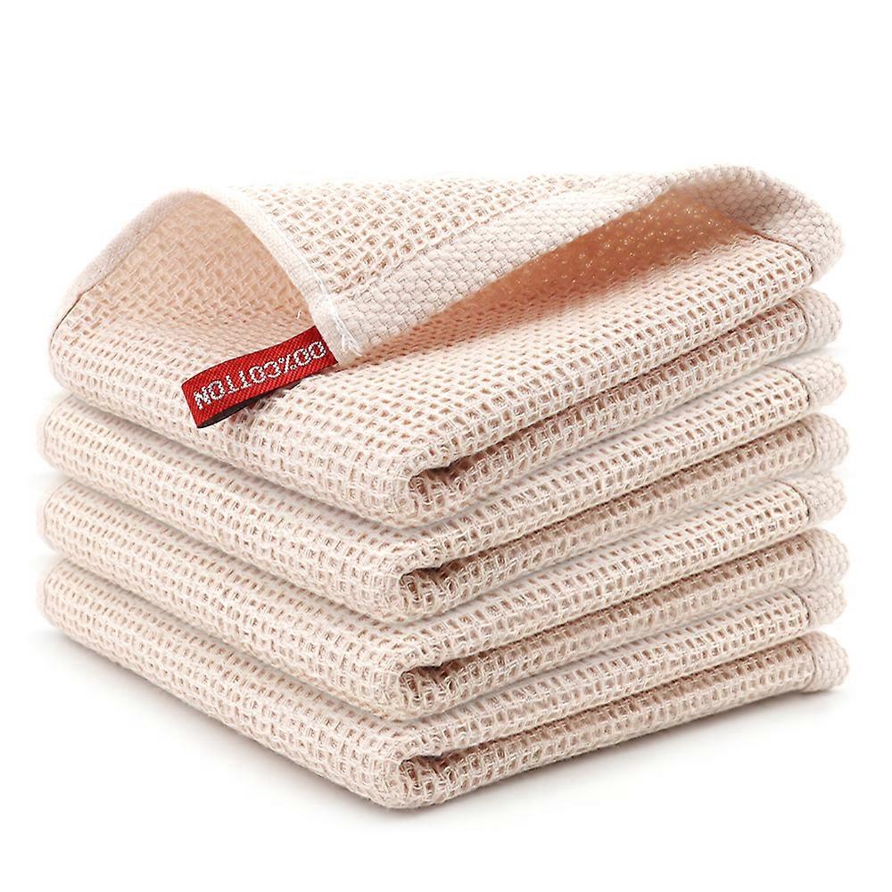 Torchons en coton,Torchons de cuisine absorbants,Chiffons de nettoyage réutilisables,34 x 34cm