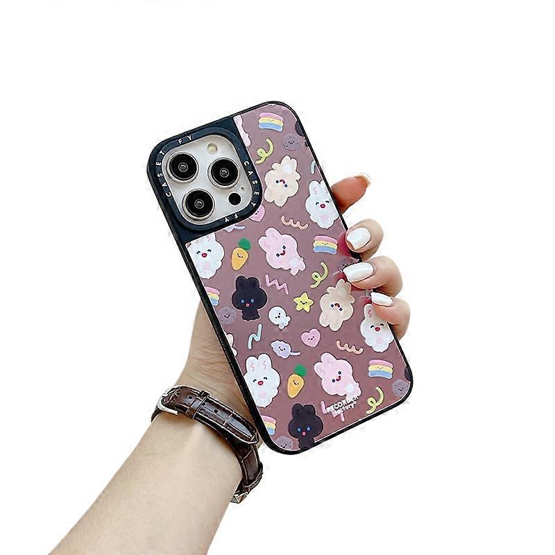 Rabbit 14 Pro Max Case 13 Trendy 12 Shockproof 15 Glossy 11 Cover