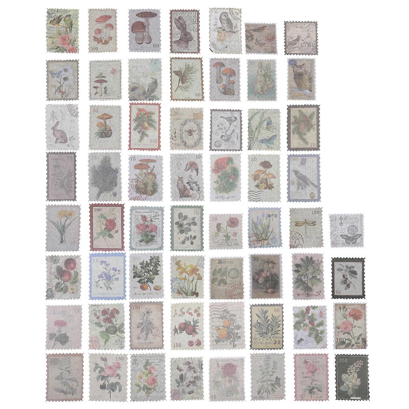DIY Material Paper Vintage Journaling Supplies Decorative Paper Scrapbook Notebook Diary Letter 6.8x4.7cm 120 Sheets