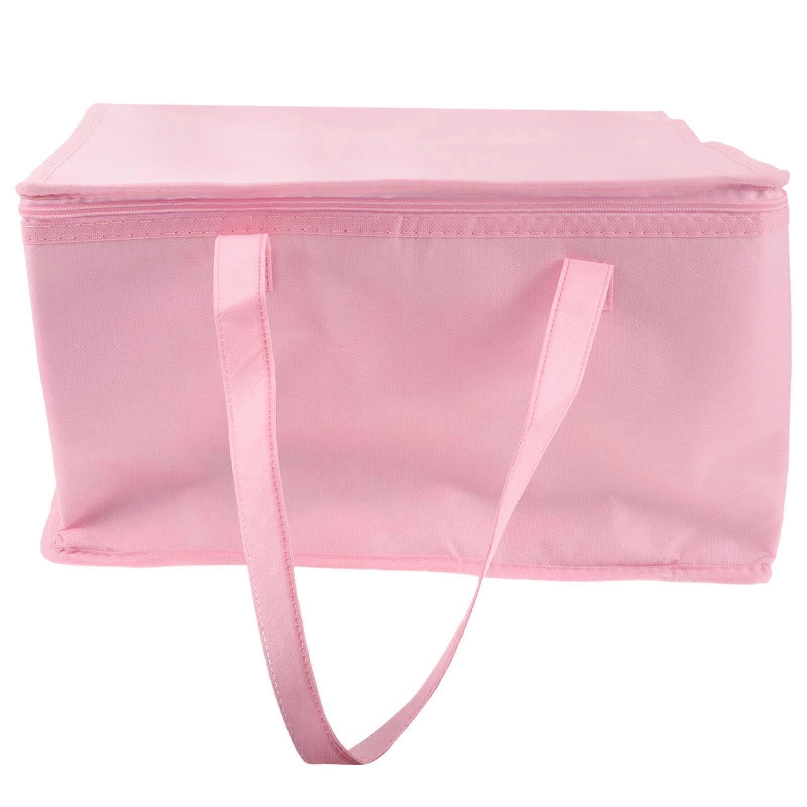 Insulated Portable Food Bag with Handle and Zipper Closure for Takeout, Picnics, Travel – Seafood Design