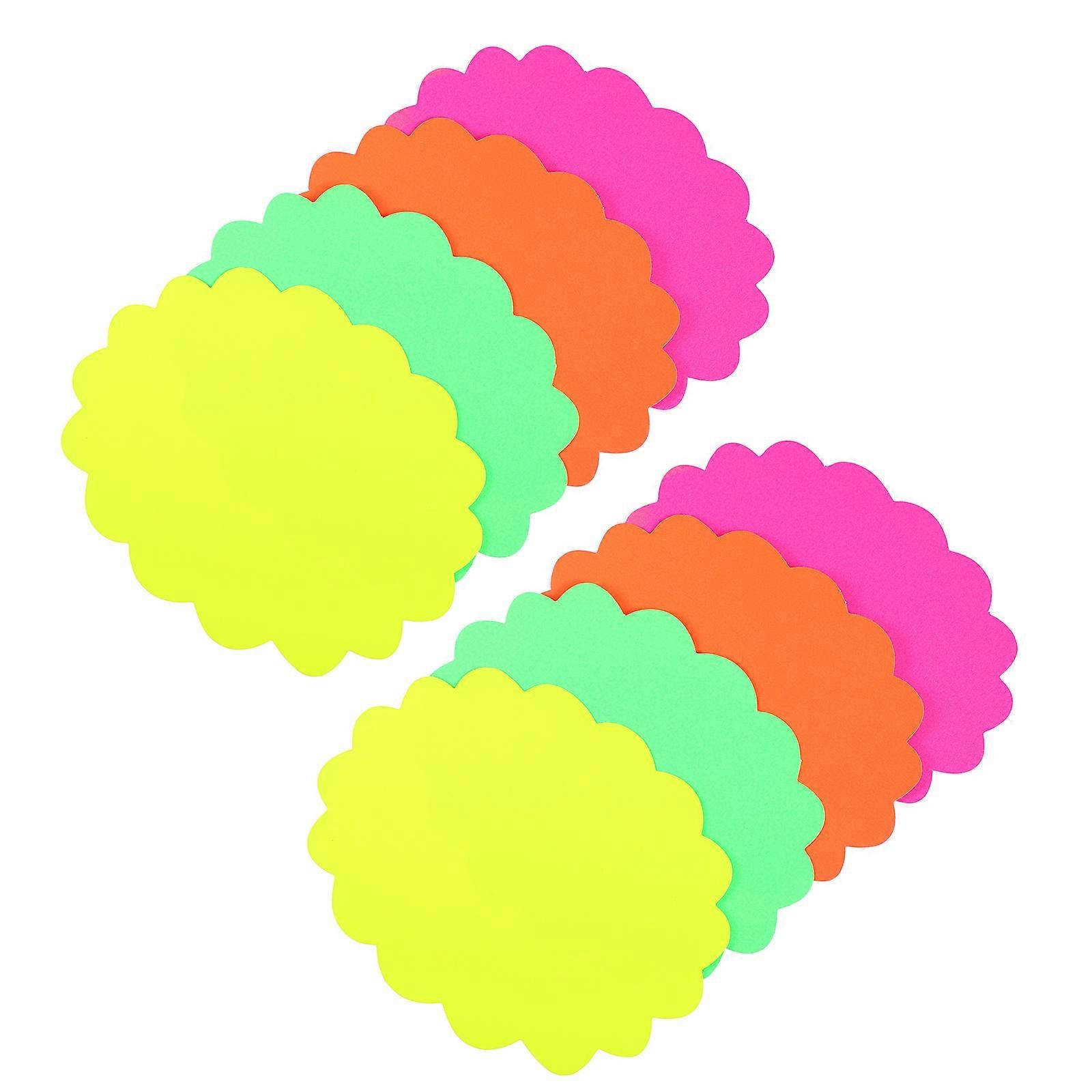 40pcs carta fluorescente prezzi cartellini per display con colori vivaci e design evidente