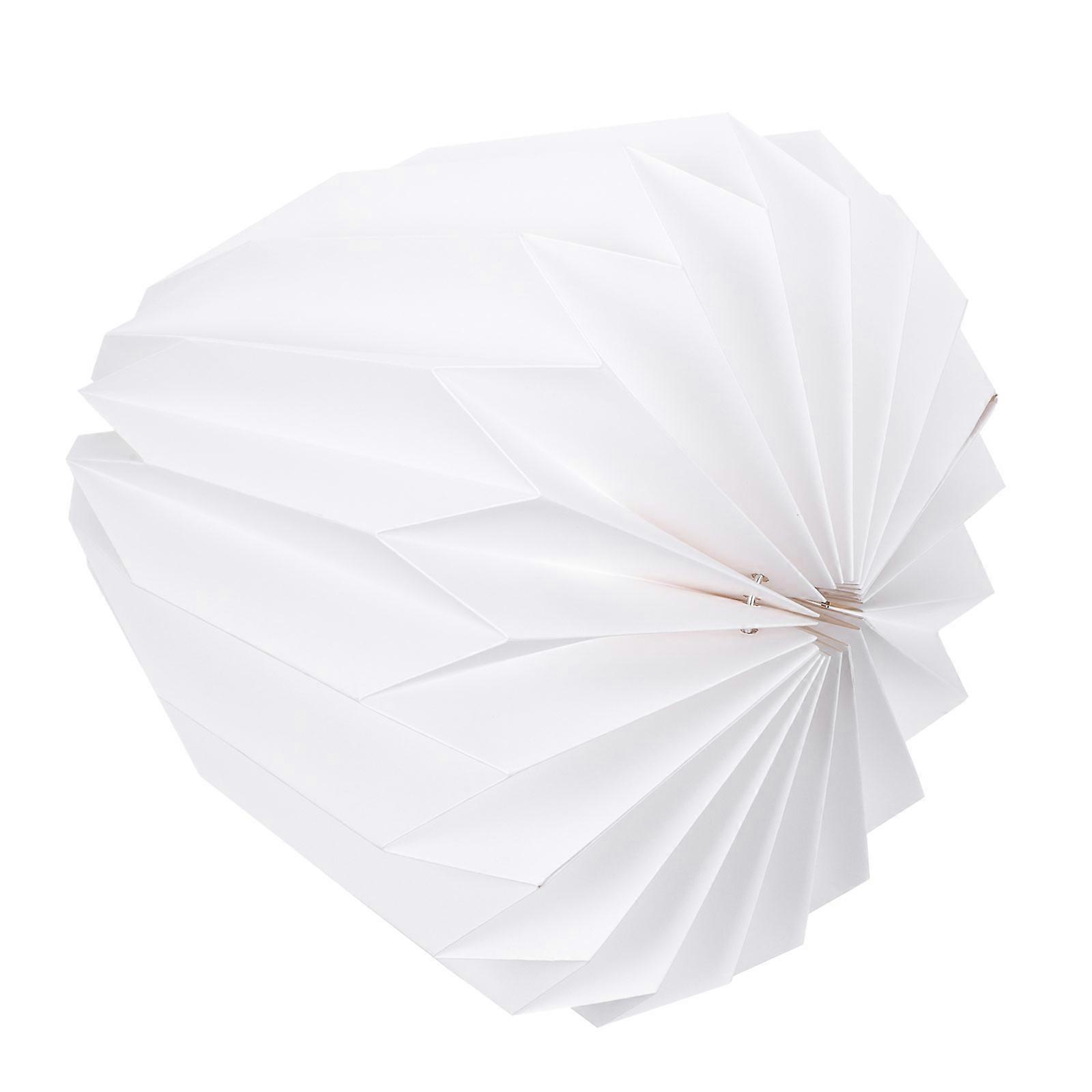 Decorative Lampshade Paper Folding Design Family 40x35cm Beige 1Pcs