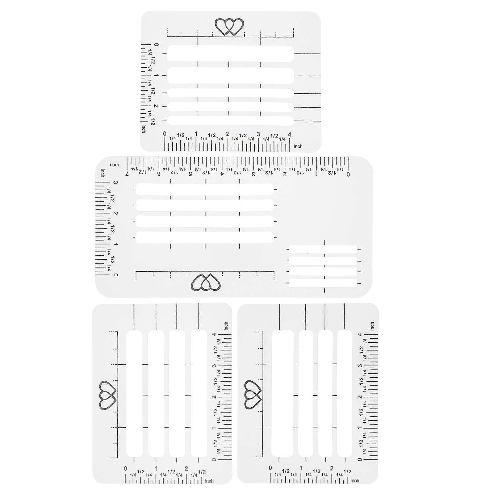 Crafts Stencils Envelop Maker Stencils For Envelope Addressing And Letter Writing Multipurpose 4Pcs