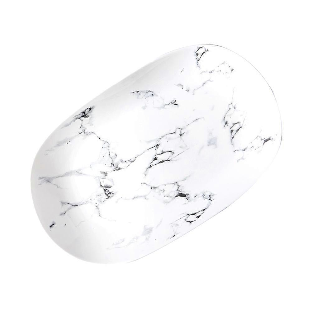 Ceramic Dinner Plates Easy to Clean Stackable Home Use Restaurant Use 11.4×7.1×1.4in 1Pack