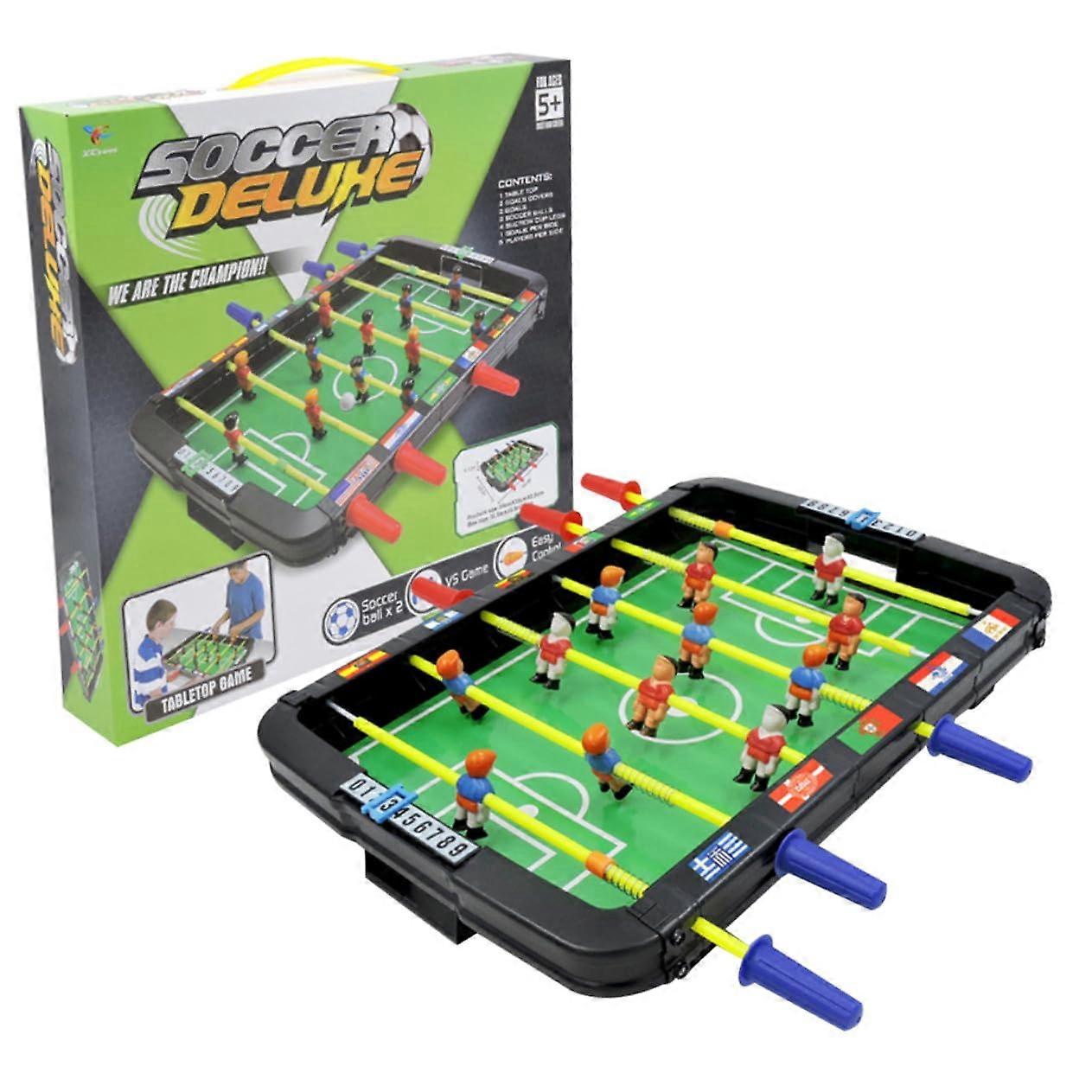 1 Piece Foosball Machine Size Game Table Football Table for Mini Tablet Billiard Game Tabletop Competition Games Table Sports Games