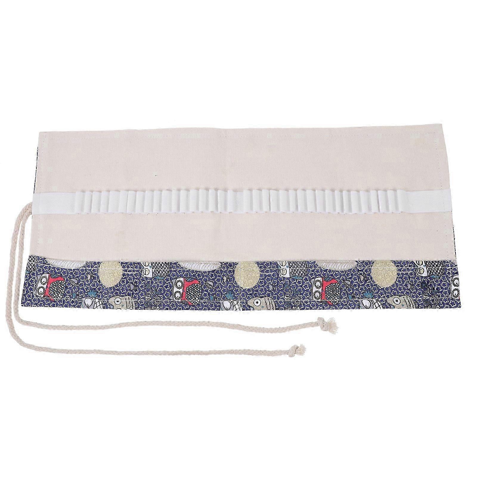 Minimalist Canvas Pencil Case - Sleek Design for Students & Professionals