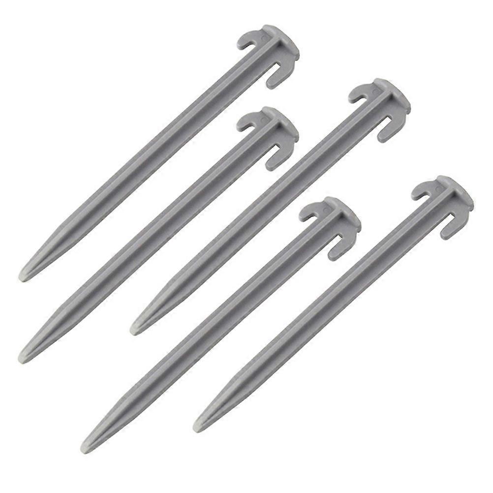 Plastic Stakes Anchors Windproof Anti Rust 5Pcs 18X15Cm Milled Points For Camping Tent Canopy Awnings Outdoor Leisure Beach Grassland