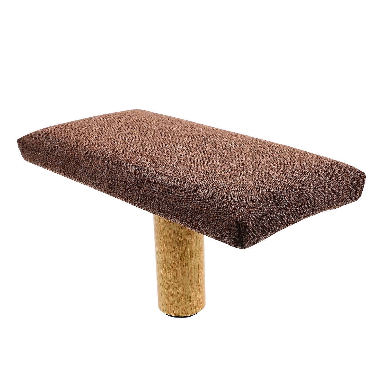 Prayer Stool Ergonomic Kneeling Chair Small Wooden Meditation Stool with Soft Cushion for Adults Balance Training 30.50X17.00X15.00CM 1Pcs