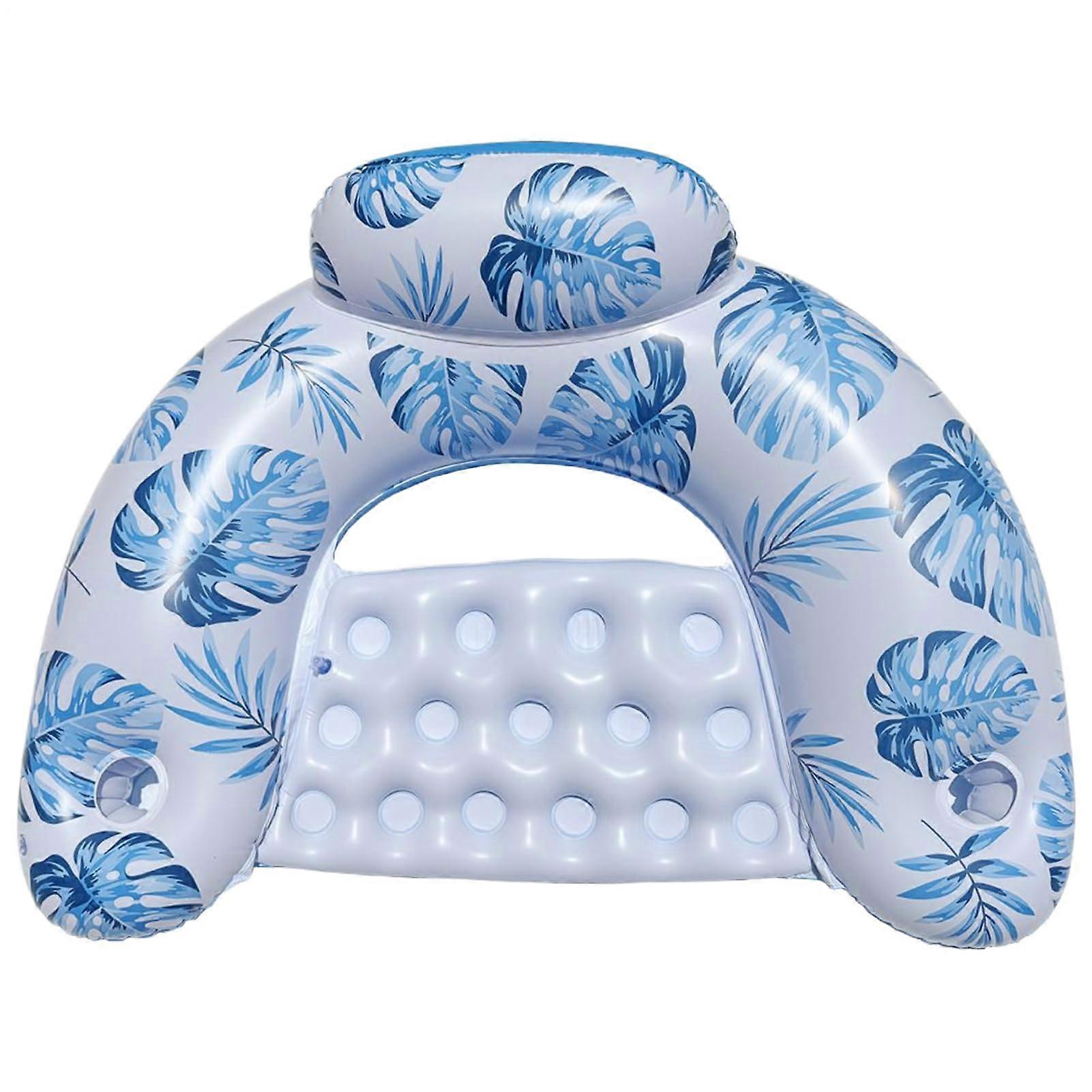 Pool Floats – Inflatable Hammock with Soft U-Shape Design and Cup Holder for Relaxation, Water Games, and Travel