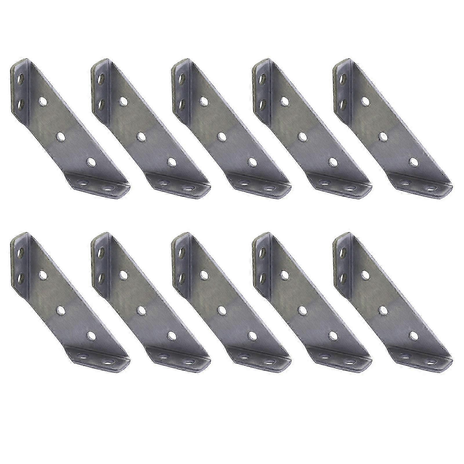 10pcs Triangle Bracket Furniture Support Universal Connector Corner Fastener Brand  Edition 0722