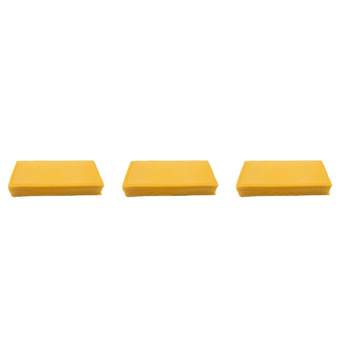 90Pcs Honeycomb Foundation Bee Wax Foundation Sheets Paper Candlemaking Beeswax Flakes Beekeeping To