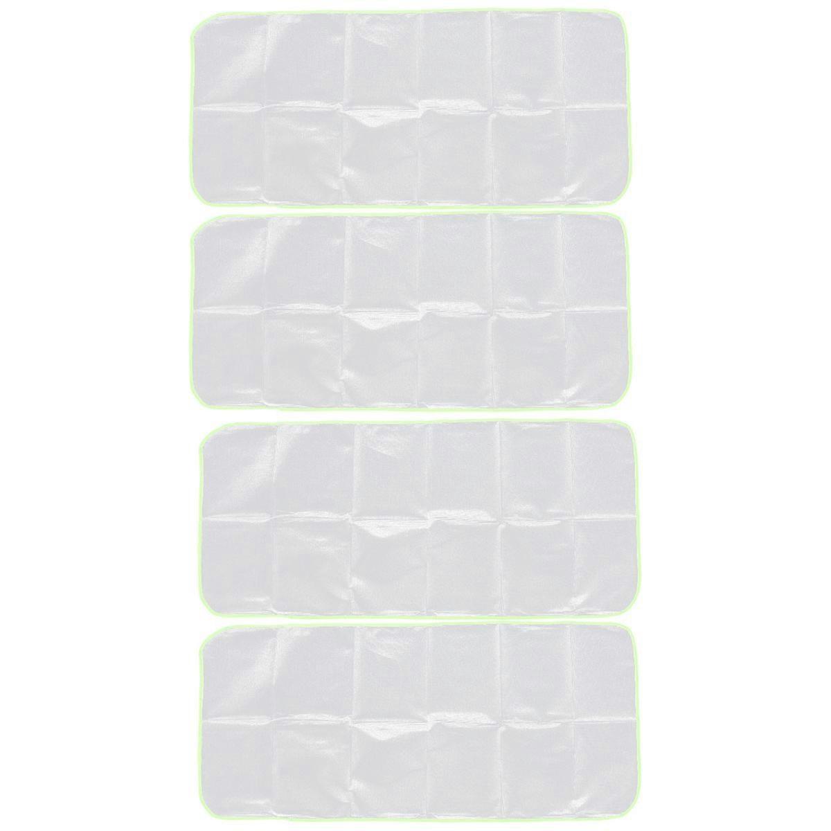 Portable Heat Resistant Iron Cloth Thermal Insulation Ironing Pad For Household Users Rectangular Transparent