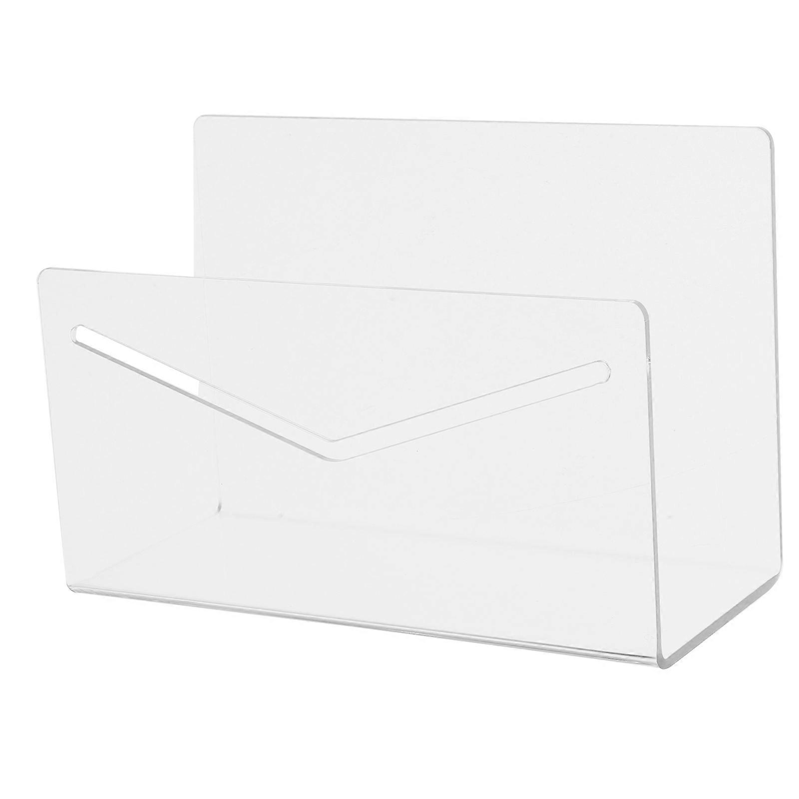 MLINS File Organizer 1 Set Clear Mesh Folders Sorter Holder Transparent