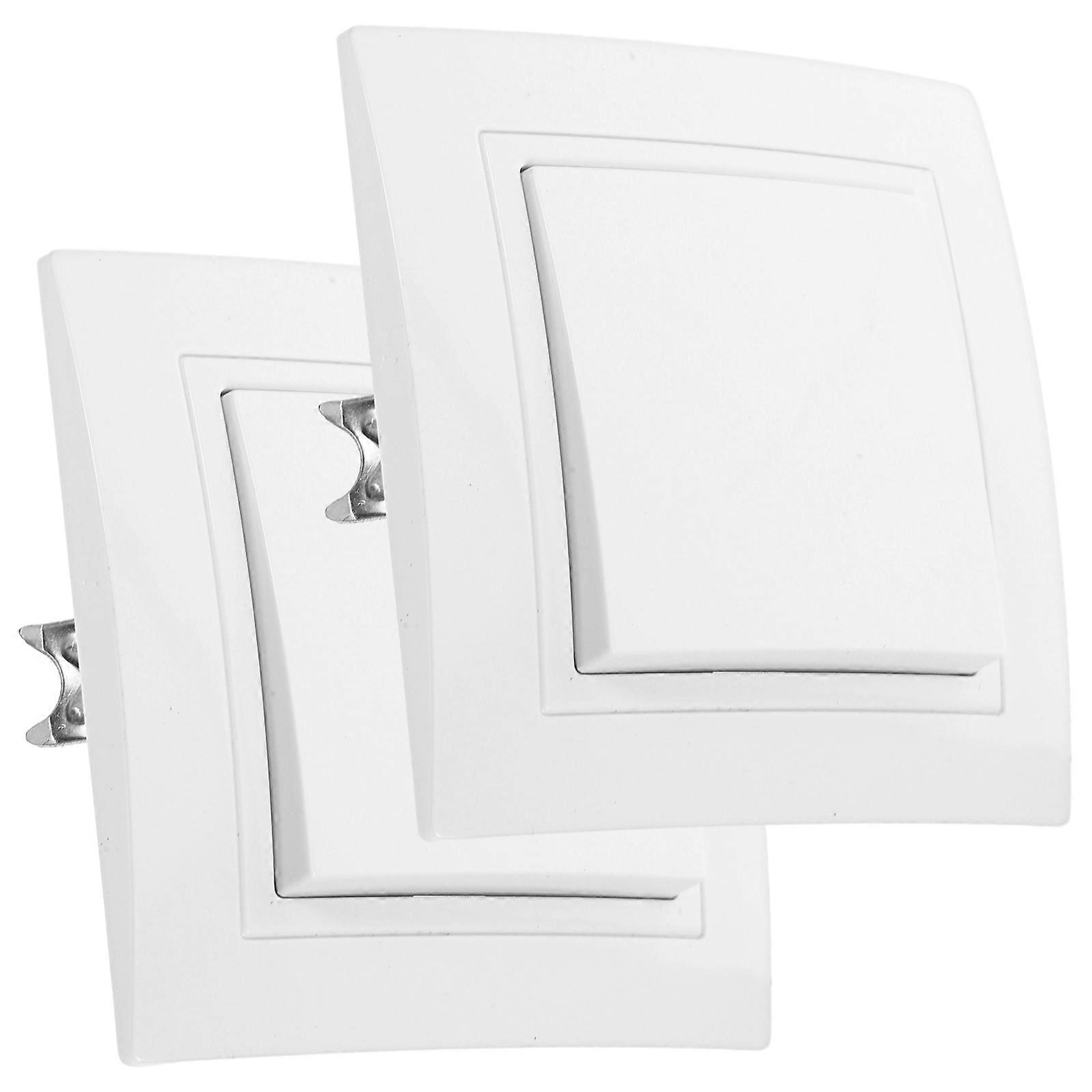 Home Switch Panel Controlling Switch Wall Mounted Switch Commercial Buildings High-Temperature Resistant 2Pack