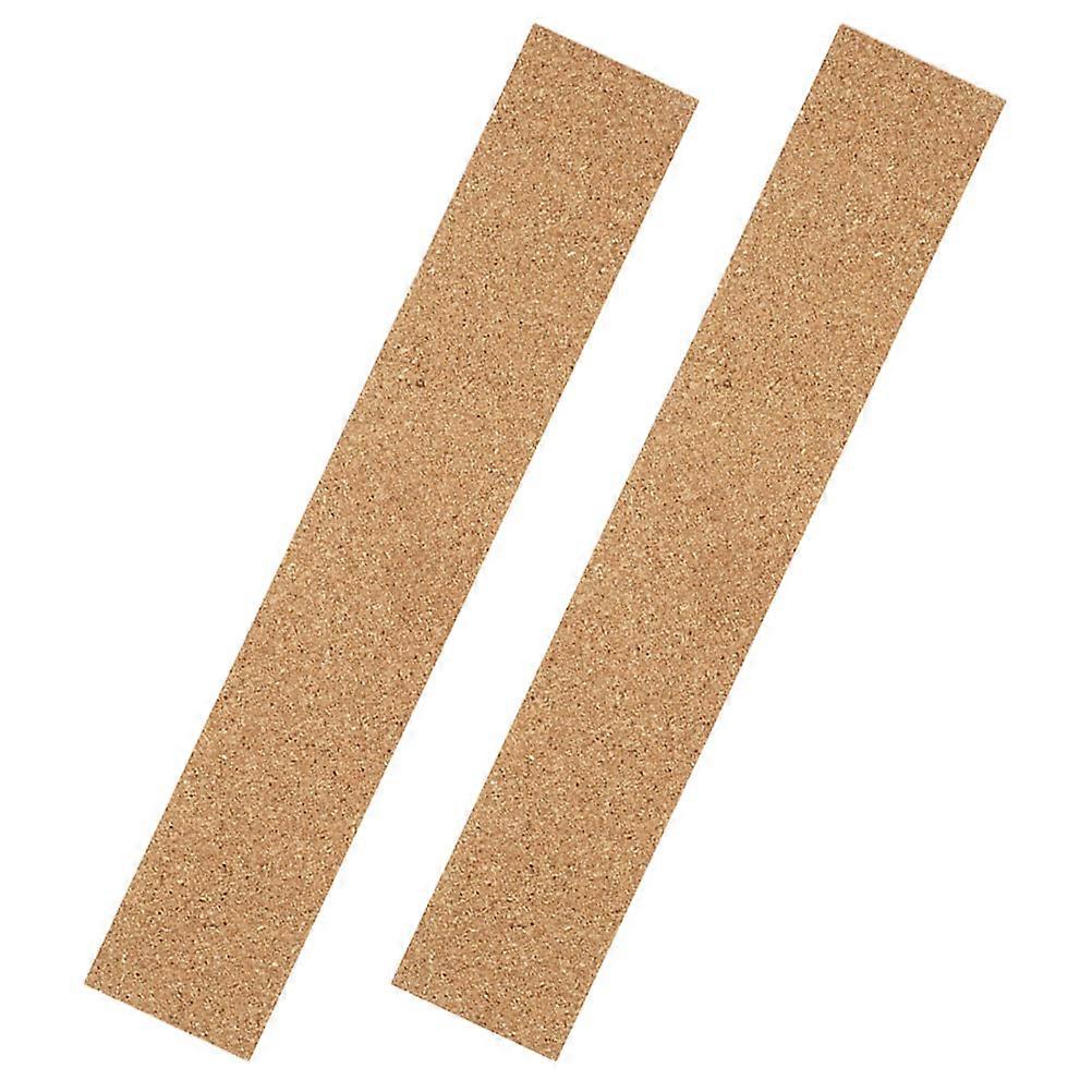 Memo Board Cork Board Squares Office Supplies School Use Rectangular Simple and Elegant Natural Material Photo Display 2Pcs
