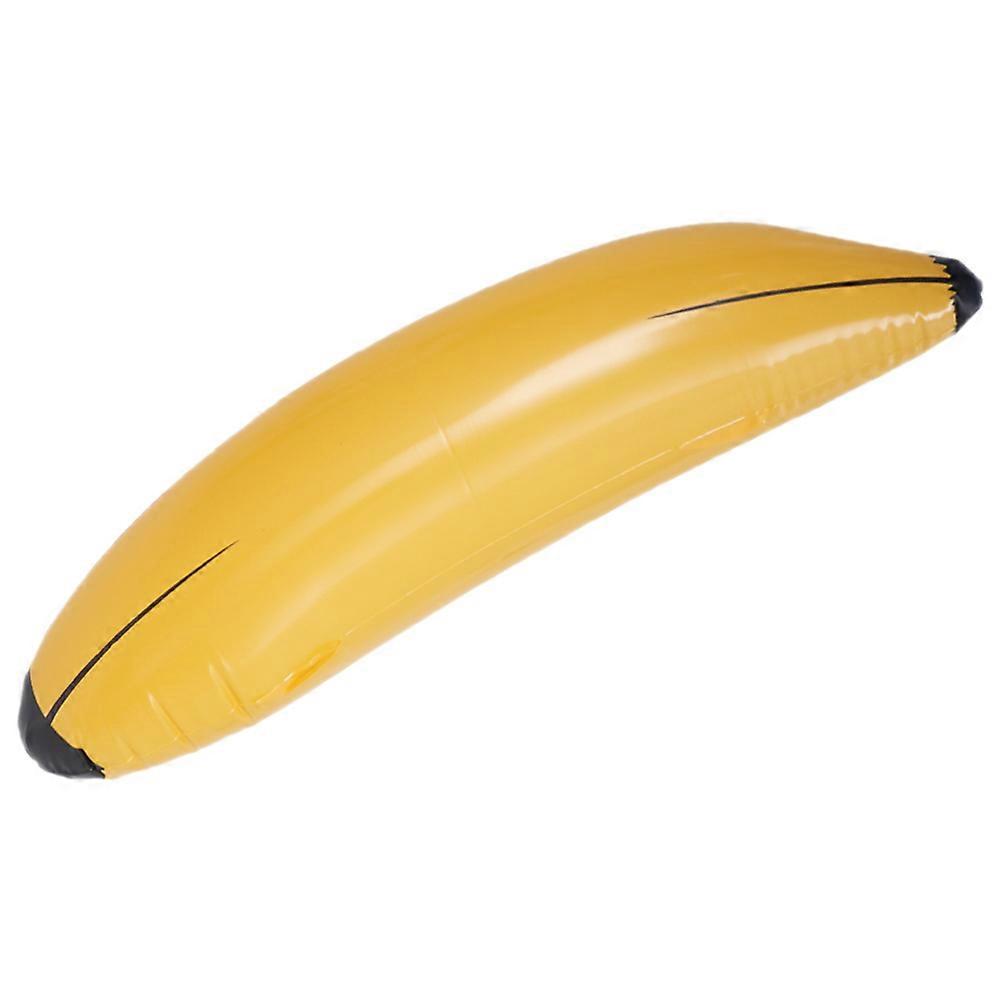 Inflatable Banana Plaything Large Pool Float For Children And Adults 180.00X35.00X0.20CM Multi PVC Material 1Pcs