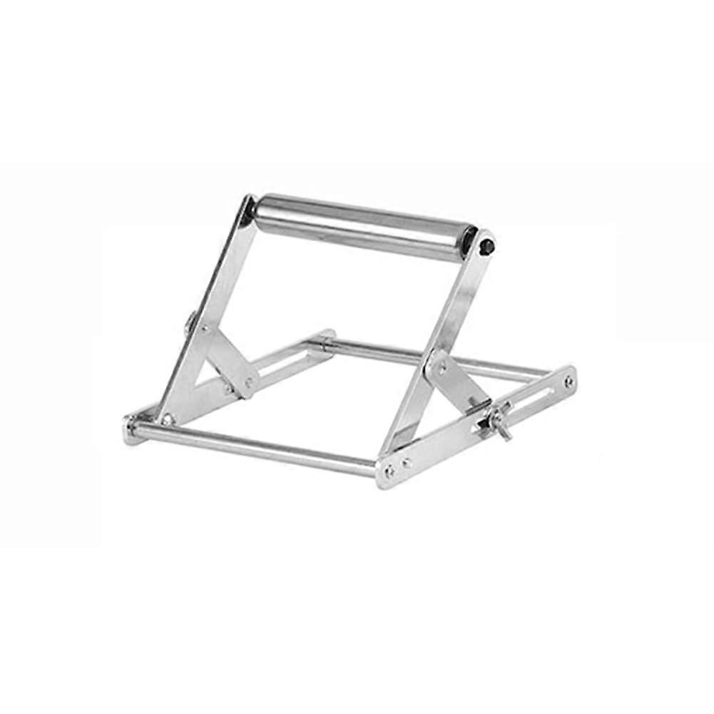 Foldable Stainless Steel Stand, Adjustable Material Support Frame for Cutting Machines, Workbench Lift, Size A