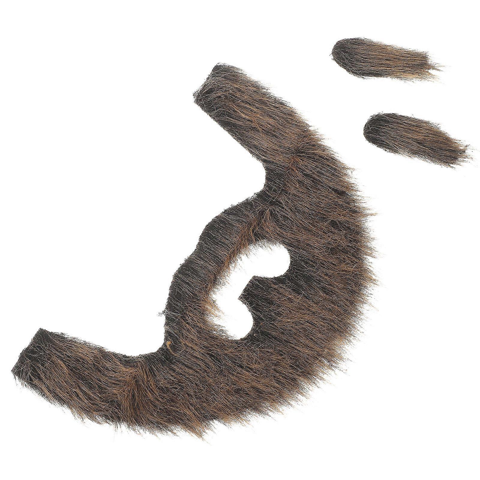 Cosplay Costume Eyebrows For Men Women Kids Halloween Party Events In Multi Color With Funny Fake Mustache 1 Set
