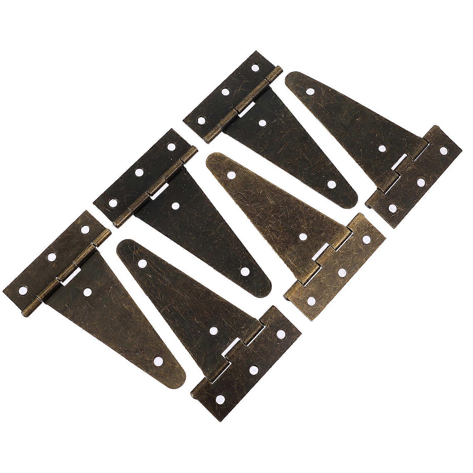 Rustic Gate Hinge for Door Made of Iron Material Green Color Easy to Install and Durable 6 Pcs