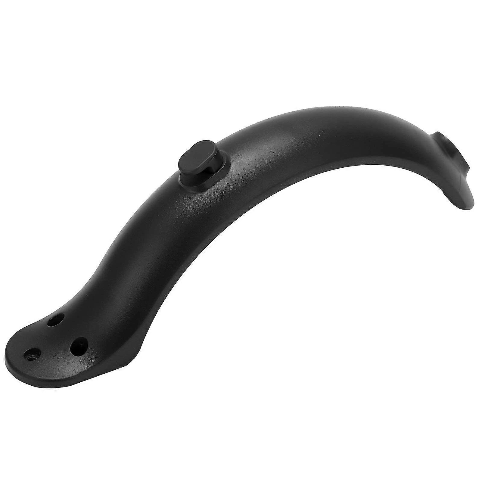 Electric Scooter Rear Fender Mudguard with Hook for Compatibility with Most Models - Durable Black Accessory
