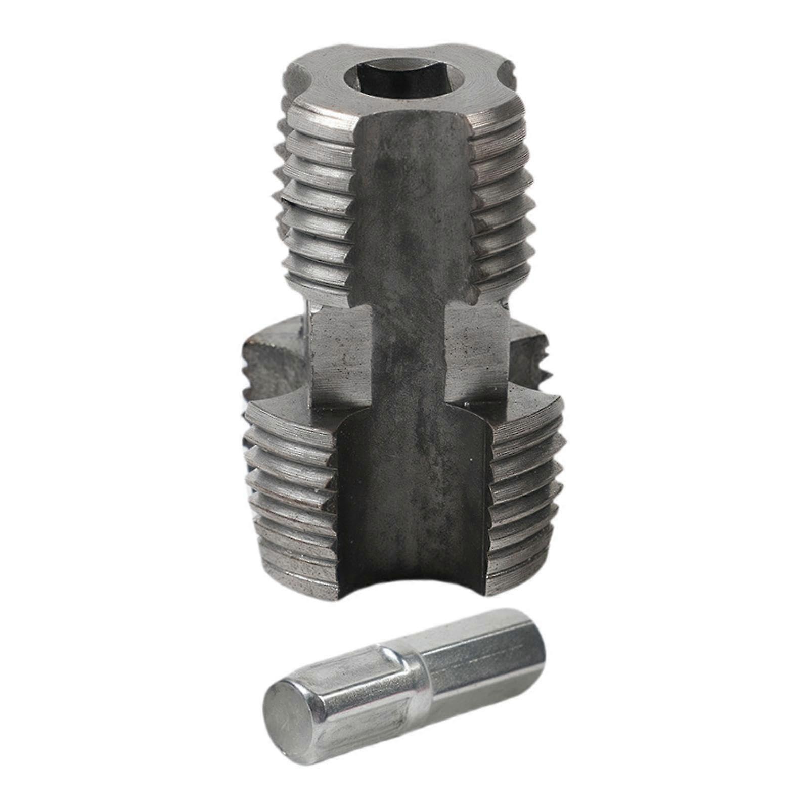 Pipe threads for electric drill toilets house 1/2' 3/4' plumbing tool building thread thread thread maker tool, steel