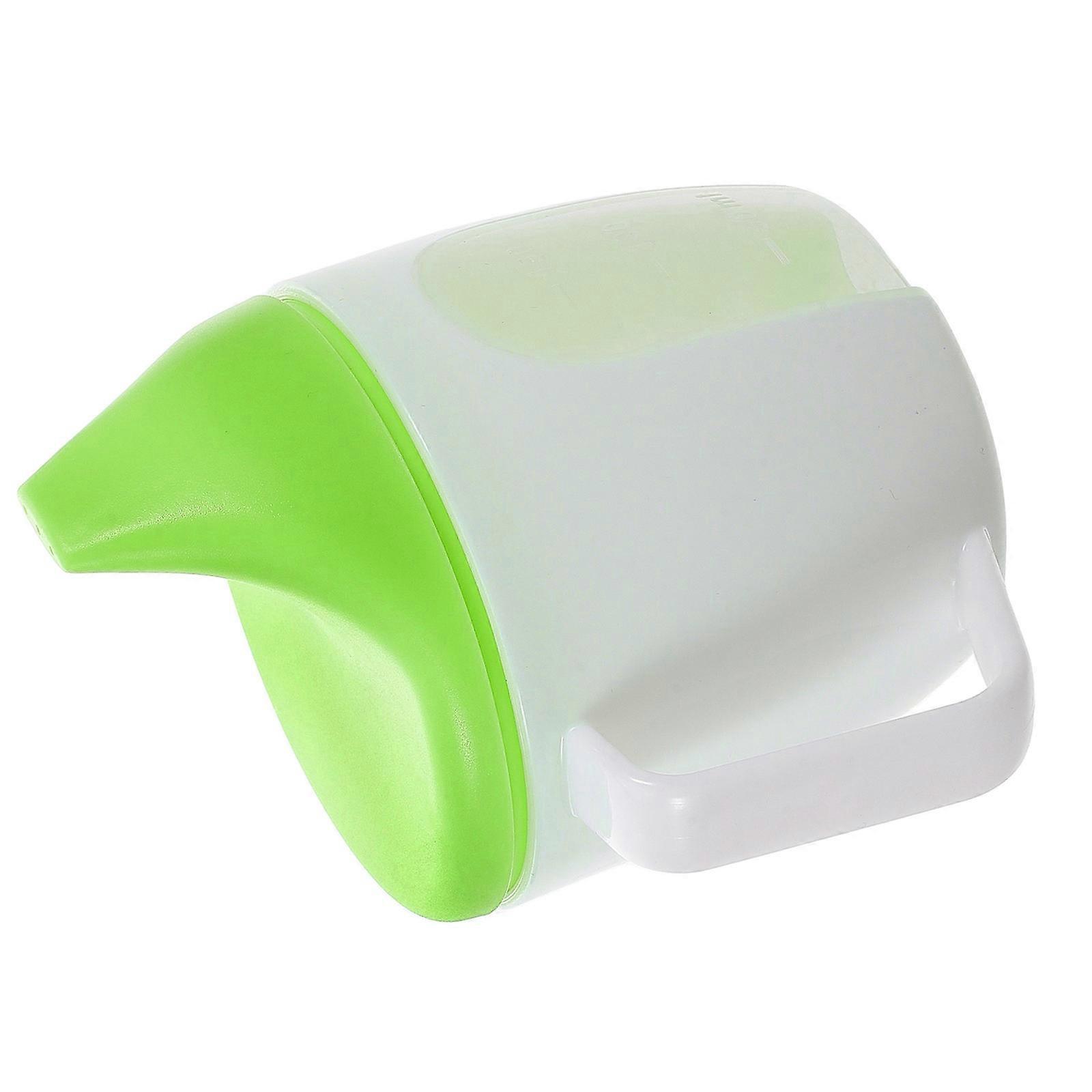 Infant Drinking Bottle With Measurement Markings For Toddlers Simple Design Convenient Handle 1Pcs