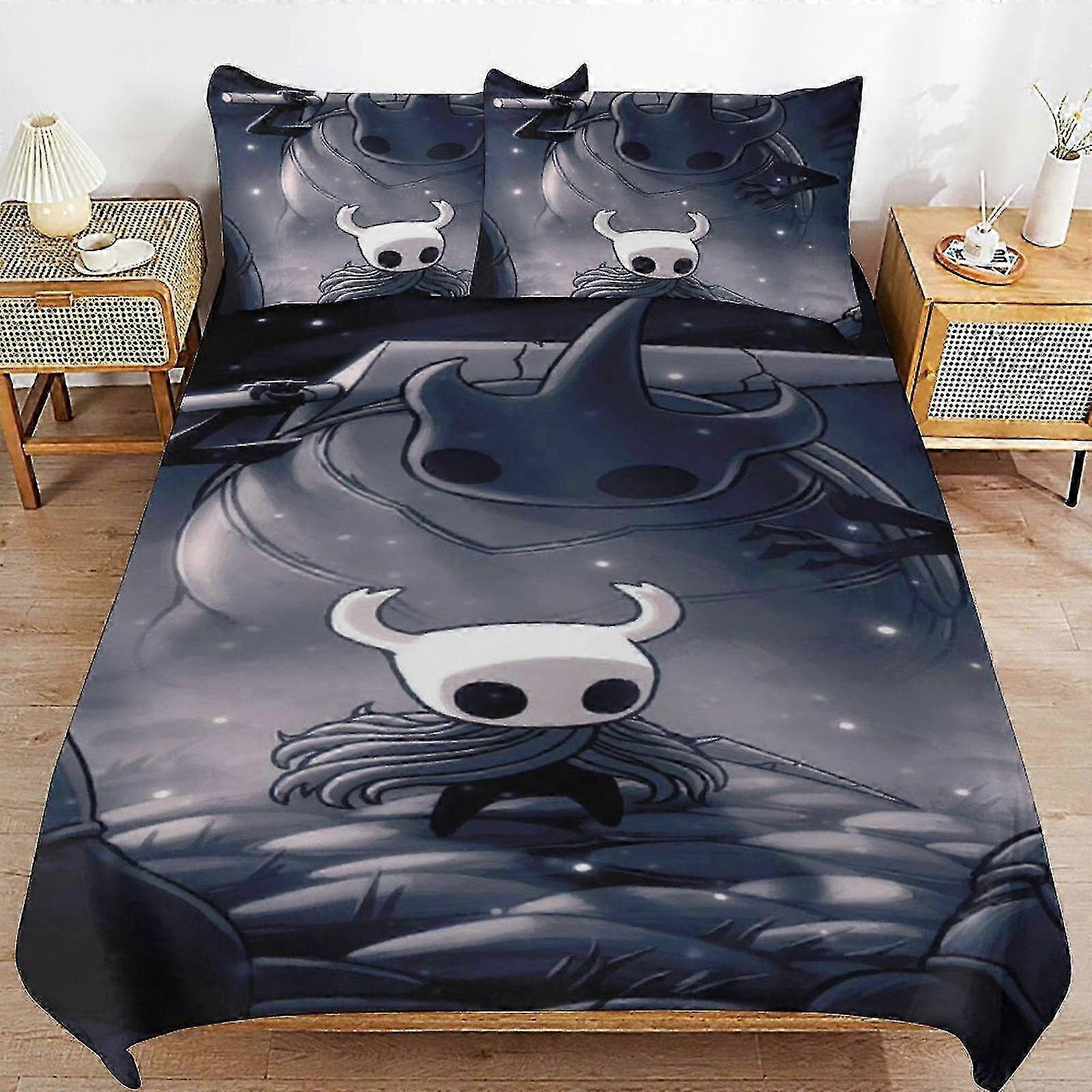 b51 Lençóis Oco Cavaleiro Edredão Capa de Edredão Conjunto de Cama de 3 Peças 1 Capa de Colcha e 2 Fronhas Lençóis gb51 2025