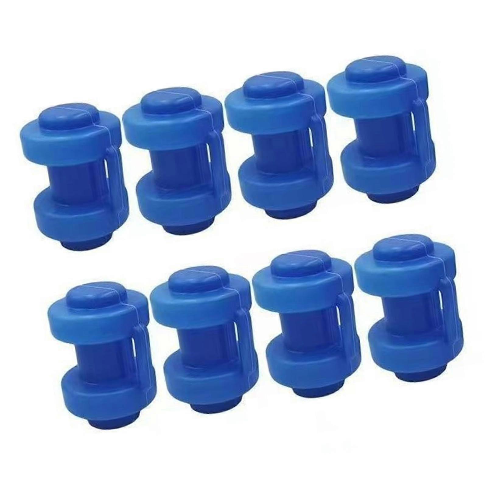 Trampoline Tube Caps – Durable Replacement End Post Caps for Standard Trampoline Poles – Pack of 6 Black Covers
