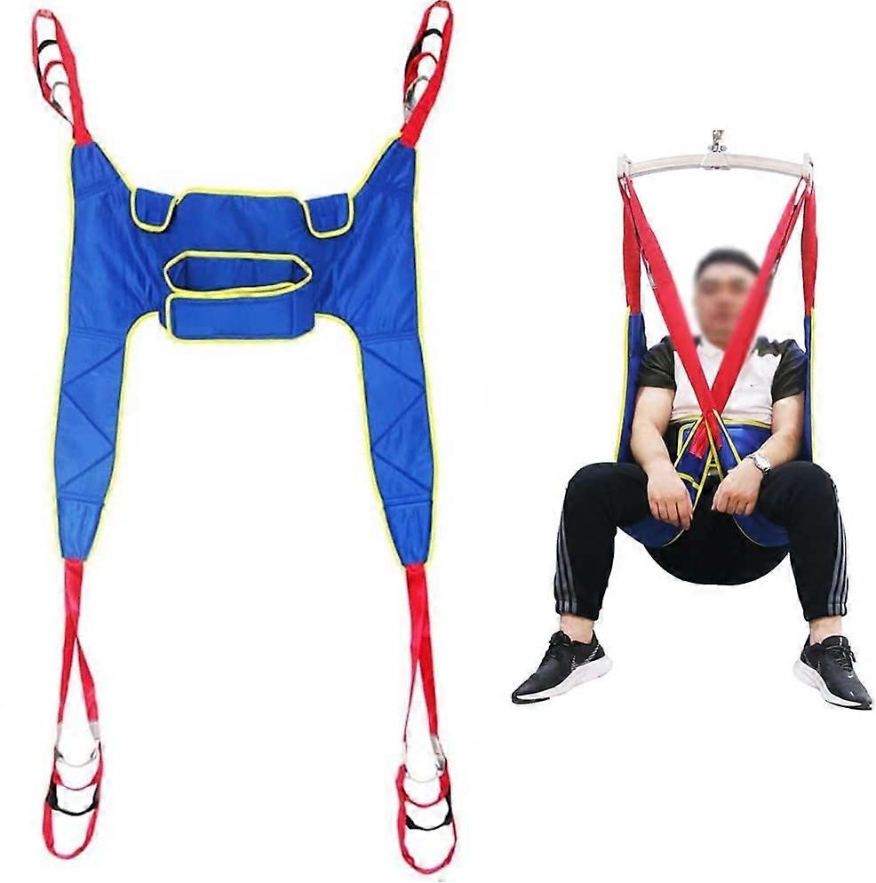 Patient Hoist Sling for Elderly, Disabled - Medium Four Point Support Toileting and Shower Lift Sling for Home Use