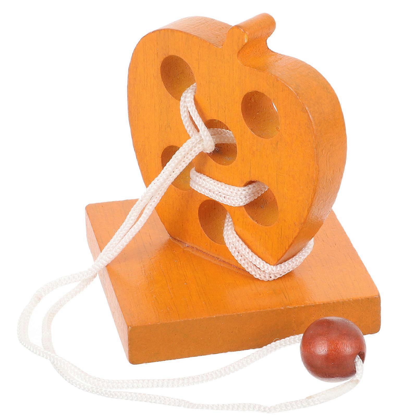 Opetuslelu Puinen aivopalapeli Kongming-lukkolelu lapsille