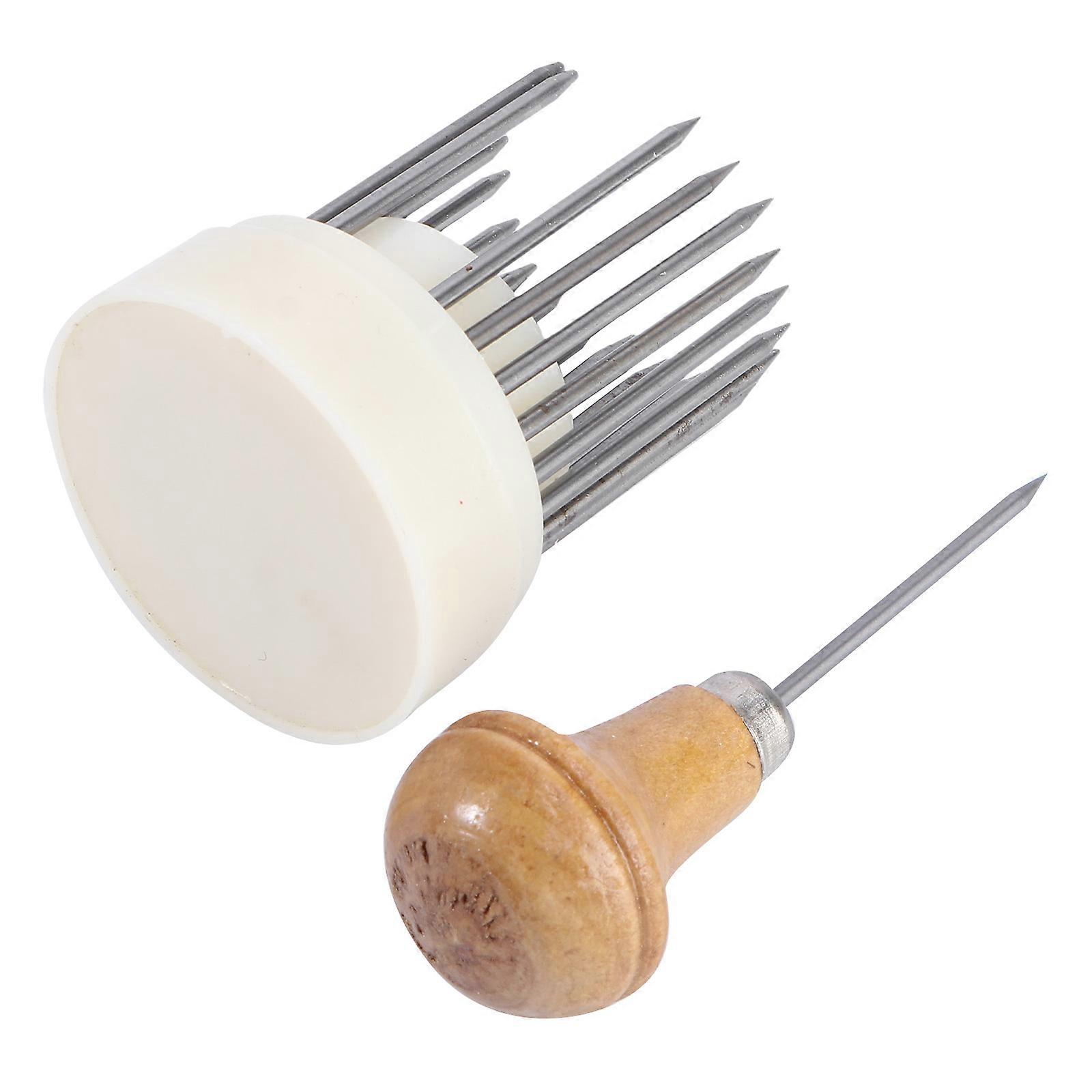 Bead Suction Needle Jewelry Making Tools Khaki Ergonomic Design 23 Pcs