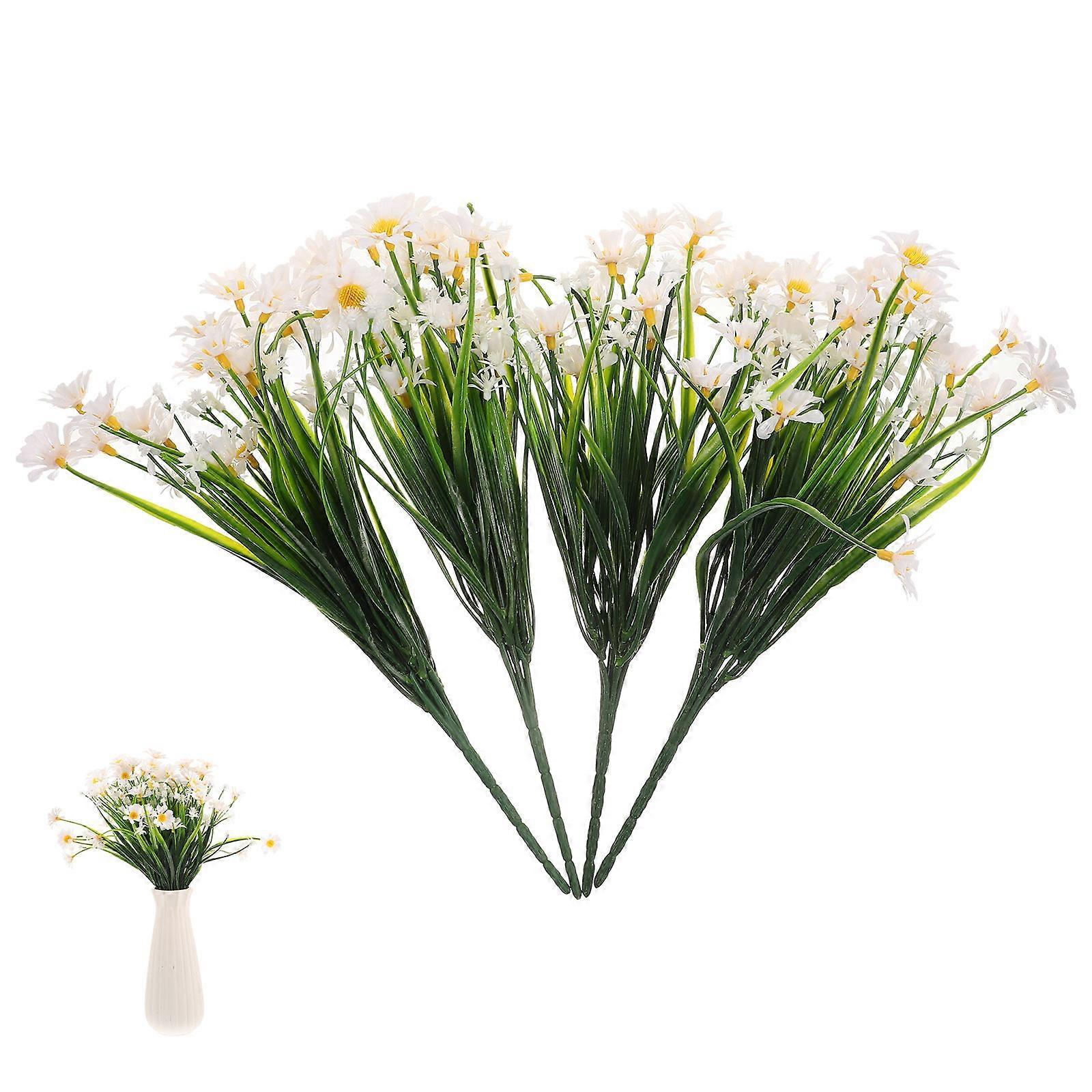 Artificial Daisy Flowers for Decoration Use Plastic Multi Pcs