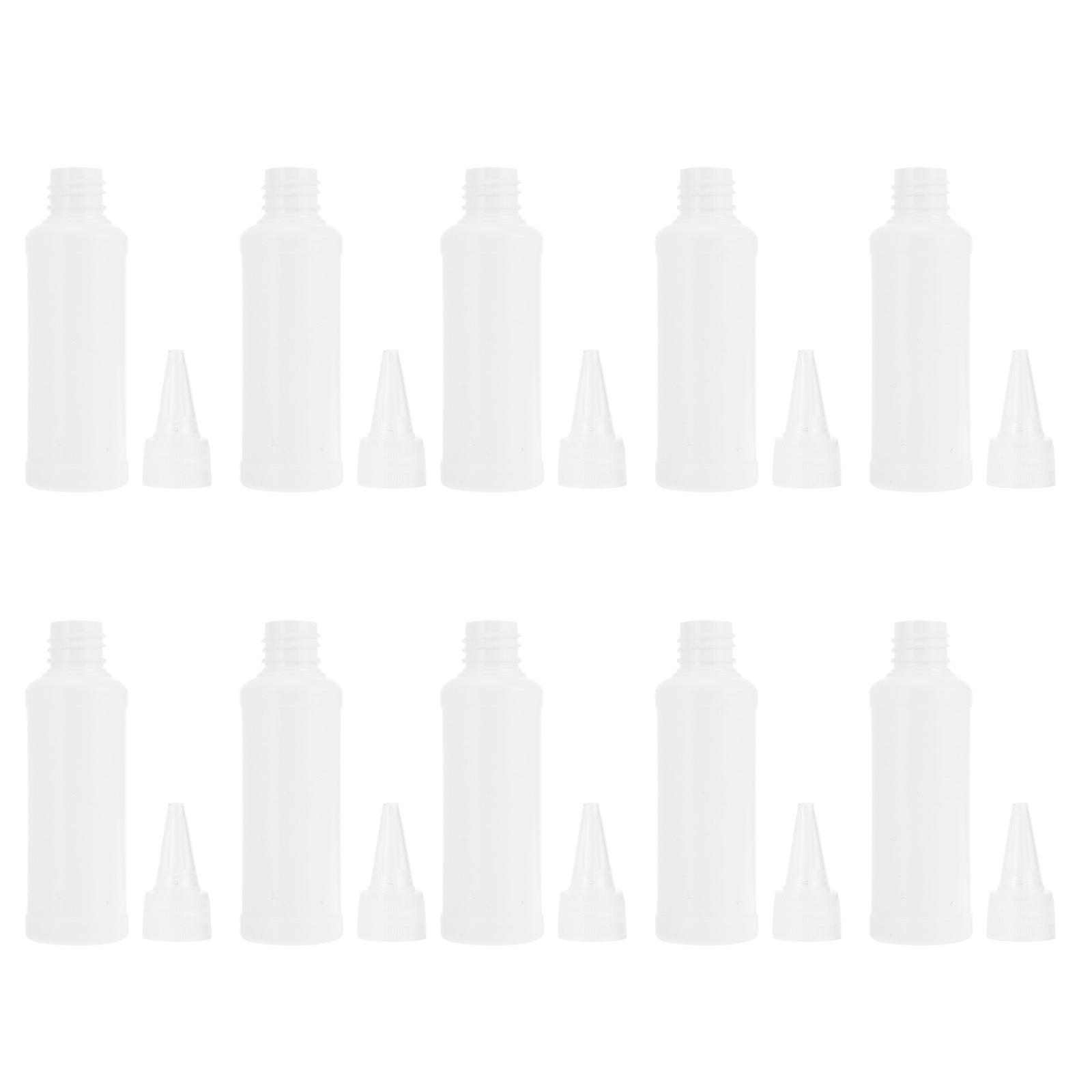 Hair Dye Bottle Applicator 25Pcs Squeeze Bottles Made Of PE And ABS For Use In Barber Shops And By Professionals
